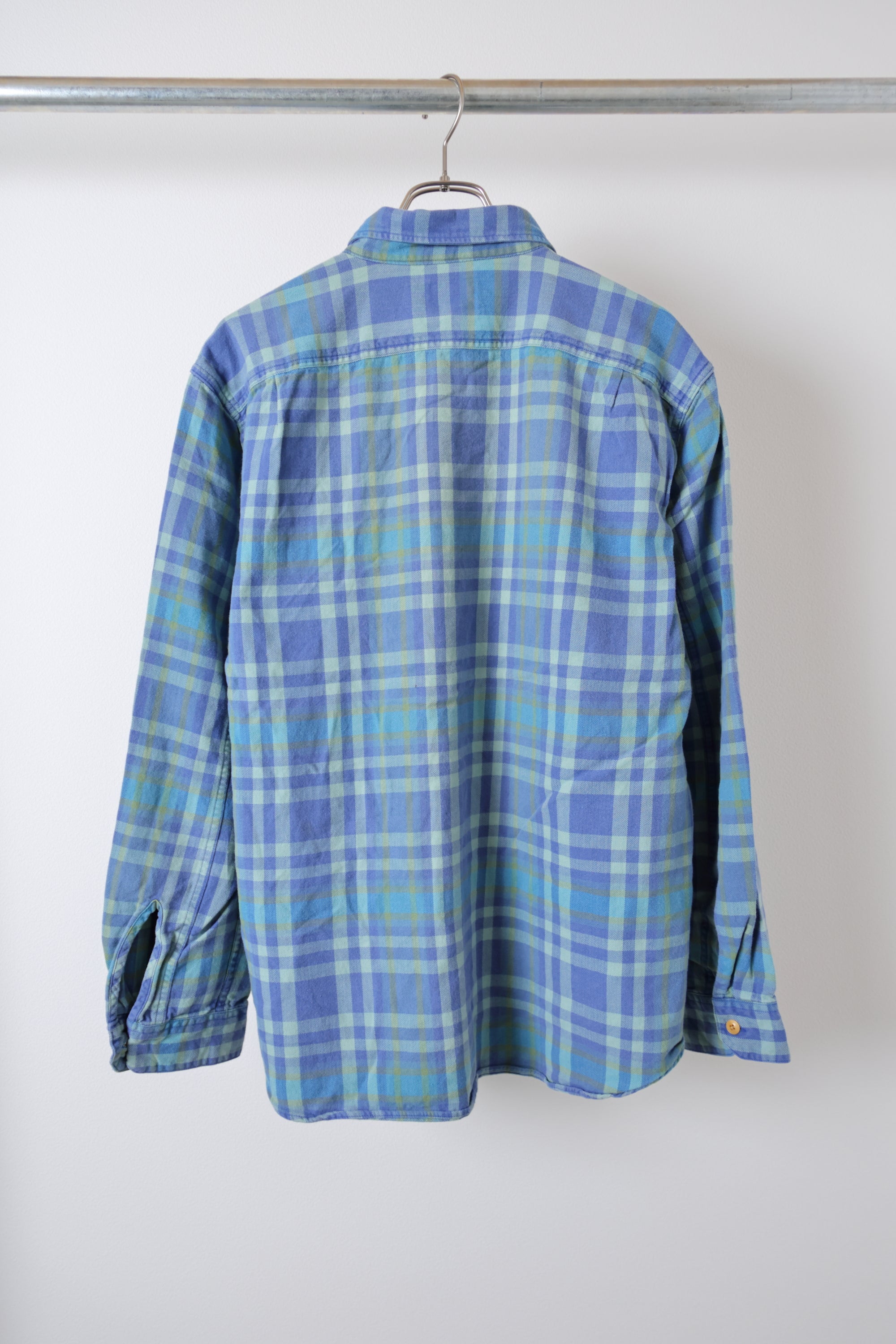 [J.CREW] Light Flannel Check Shirts L/S [USED]