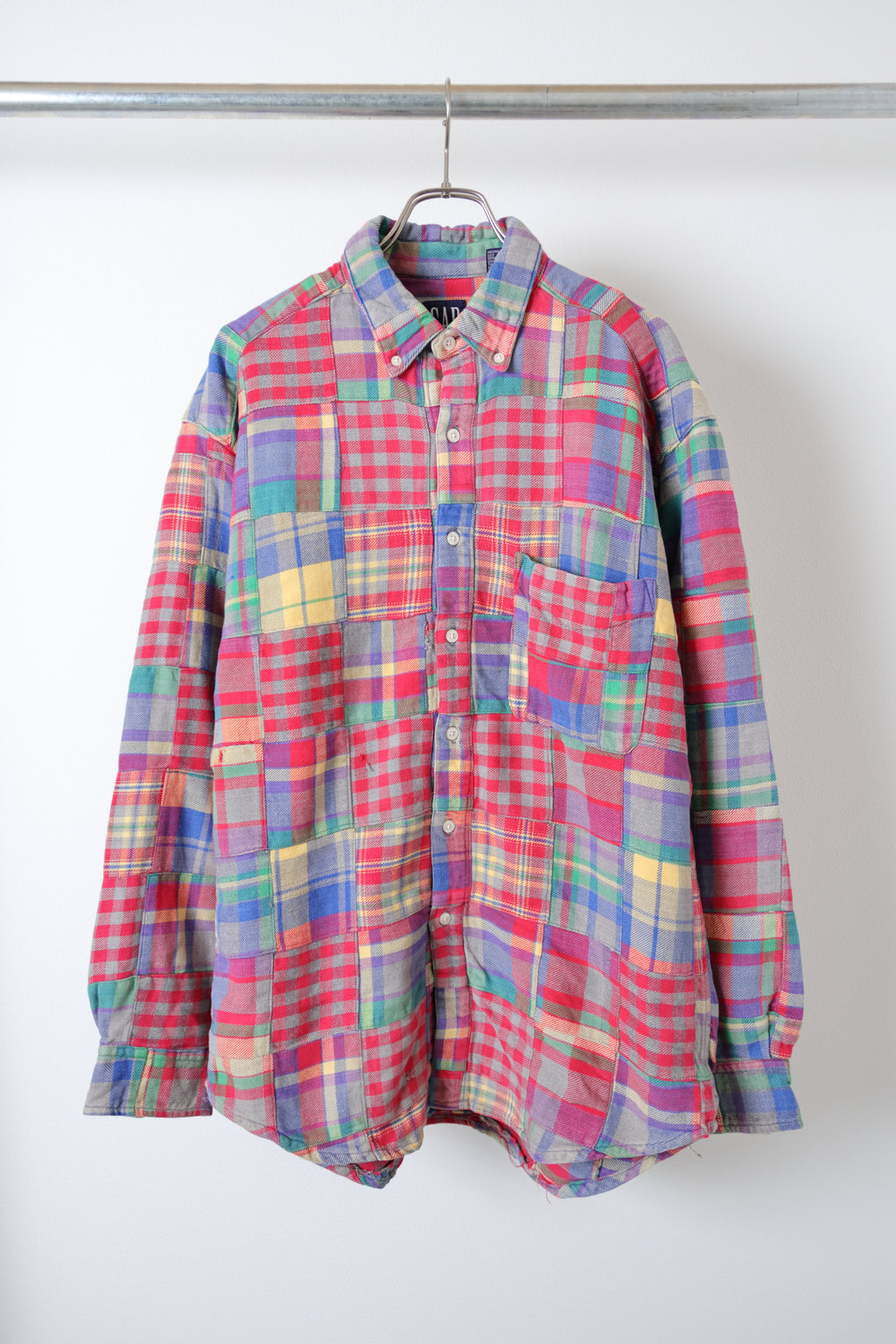 [GAP] Patch Work Flannel Shirts L/S [USED]