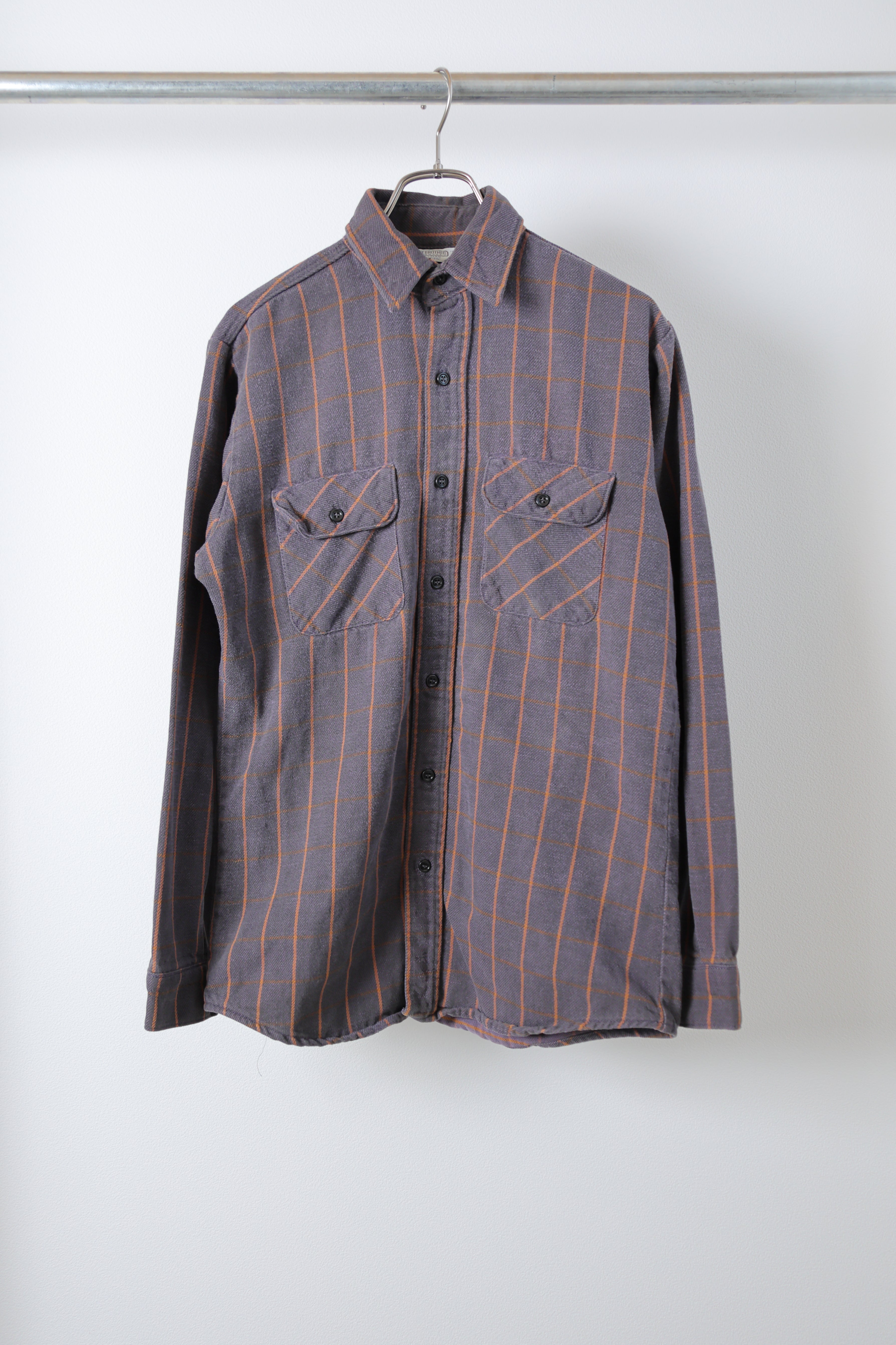 [Five Brother] Cotton Flannel Check Shirts L/S [USED]