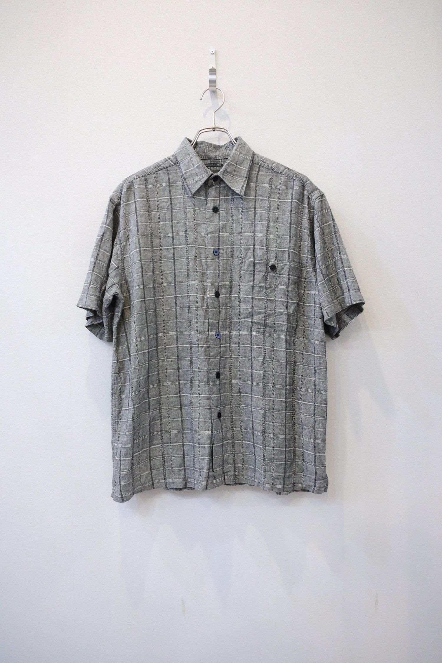 Open Collar Patterned Shirts S/S [USED]