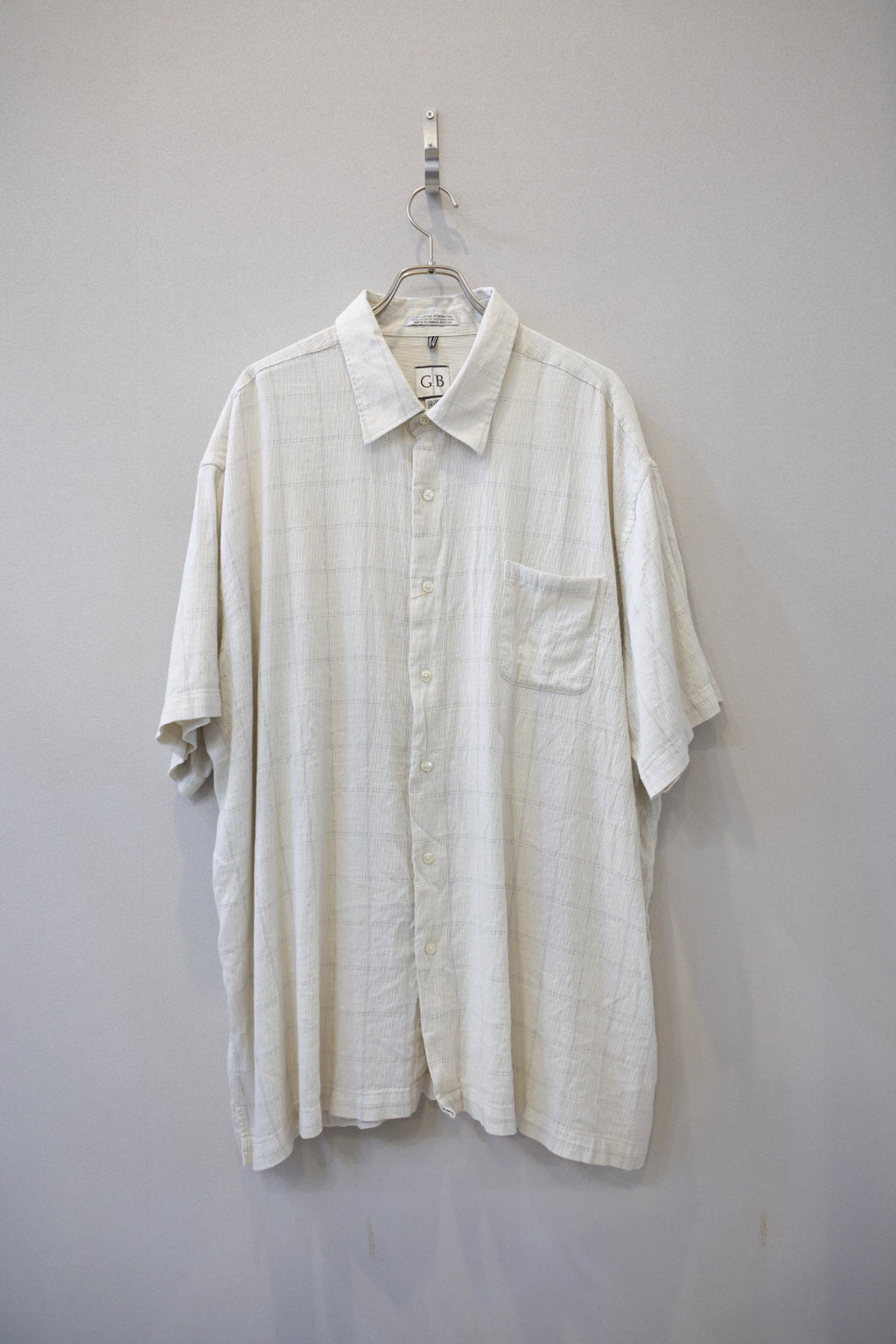 [Geoffrey Beene] Graphcheck Shirts S/S [USED]