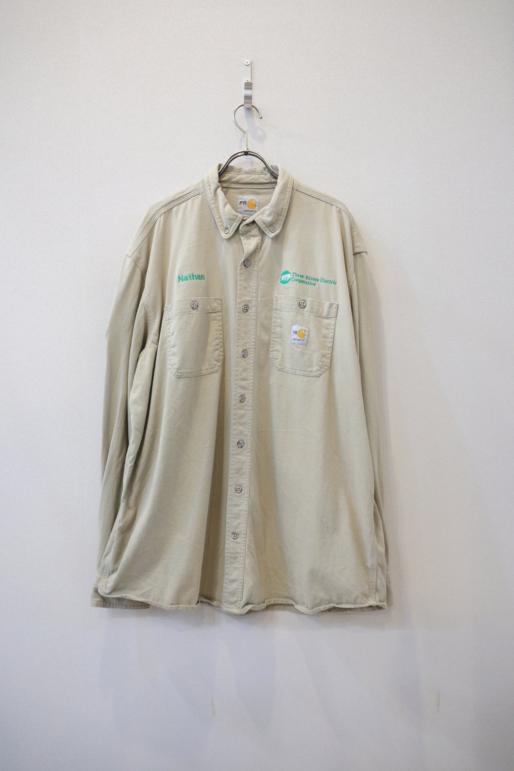 [Carhartt] 3-Needle Work Shirts L/S [USED]