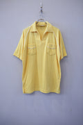 Open Collar Pile Fabric Shirts S/S [USED]