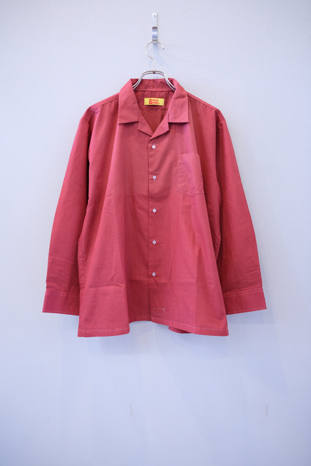 [BUILDING] SCHOOL UNIFORM SHIRTS LS [CARNELIAN]