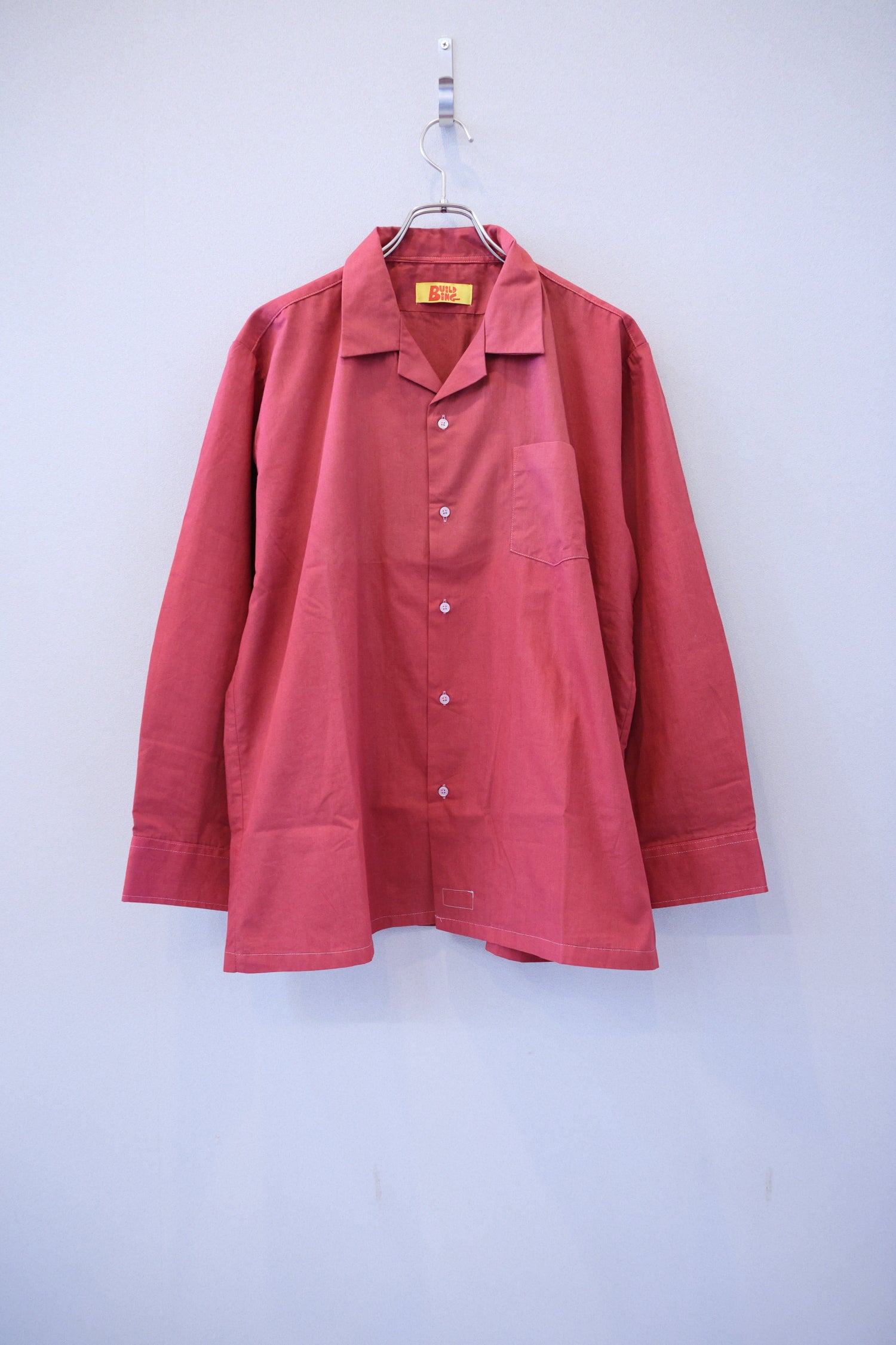[BUILDING] SCHOOL UNIFORM SHIRTS LS [CARNELIAN]