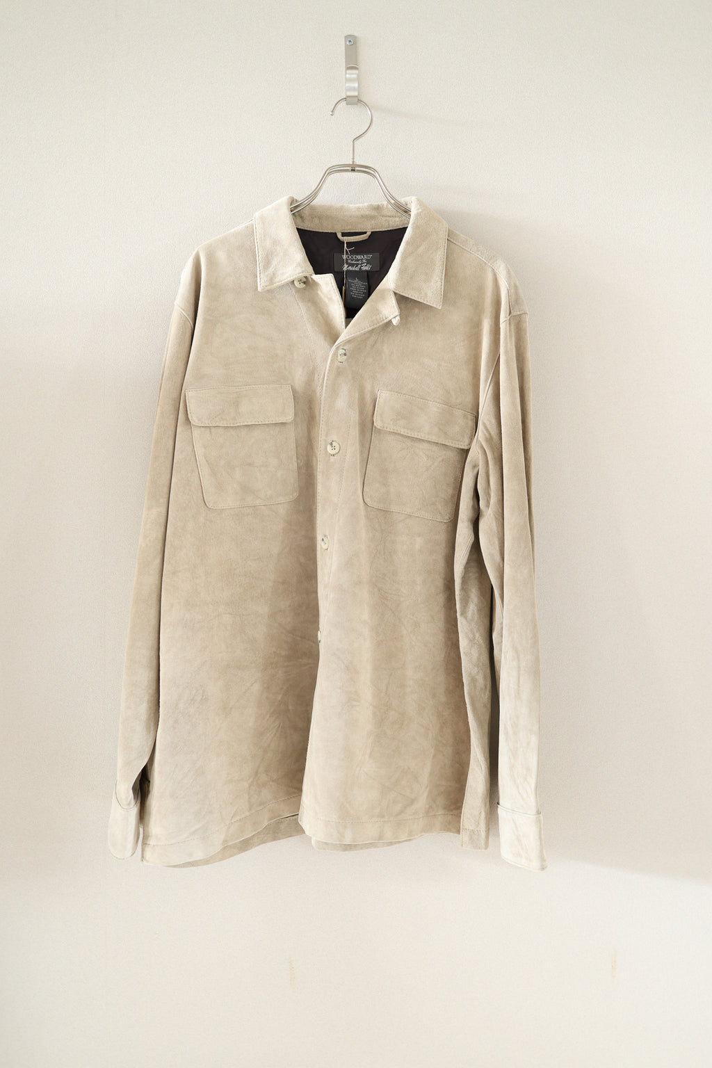 [WOODWARD] Suede Genuine Leather Shirts L/S [USED]