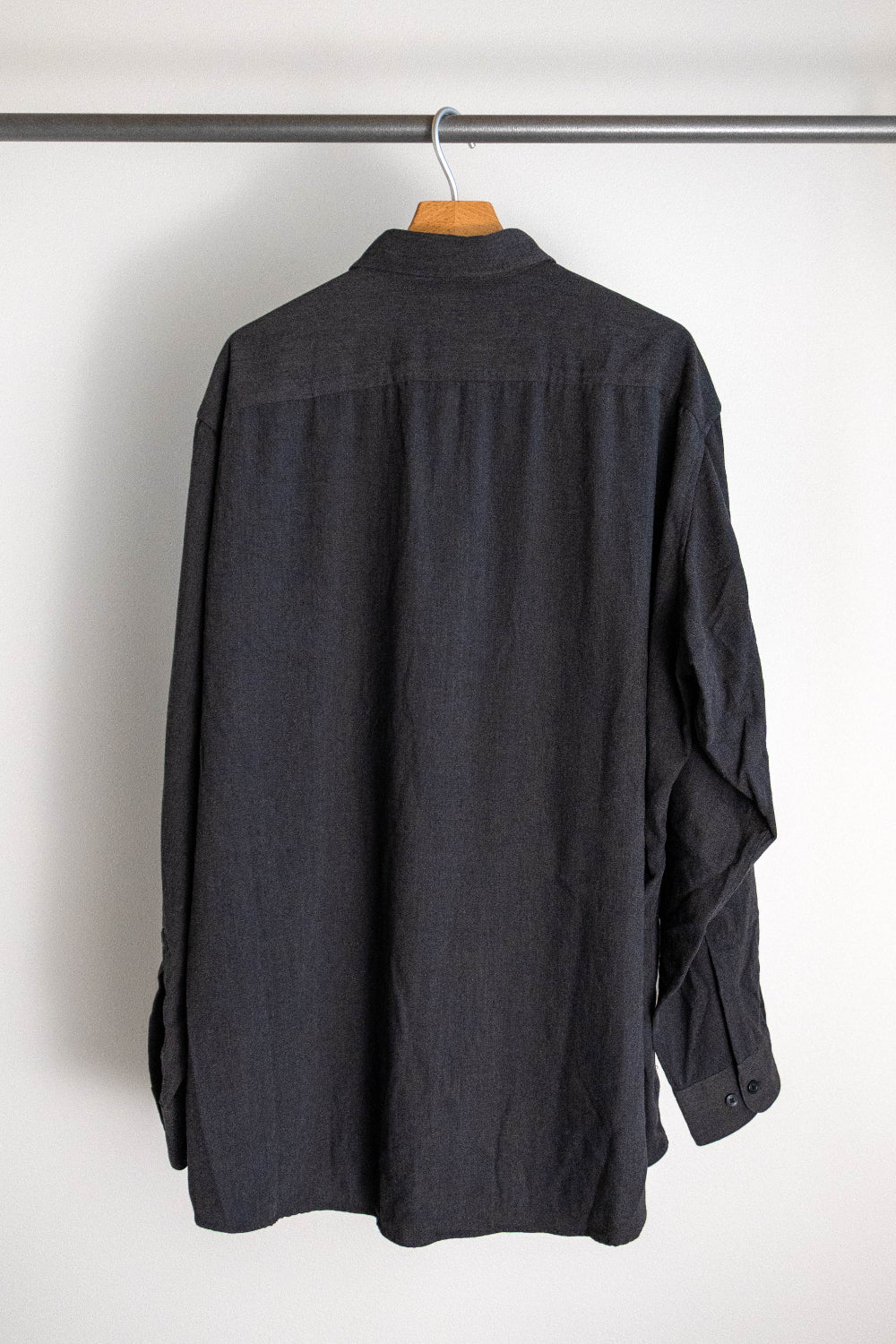 【Claiborne】Wool Like Flyfront Shirts L/S【USED】