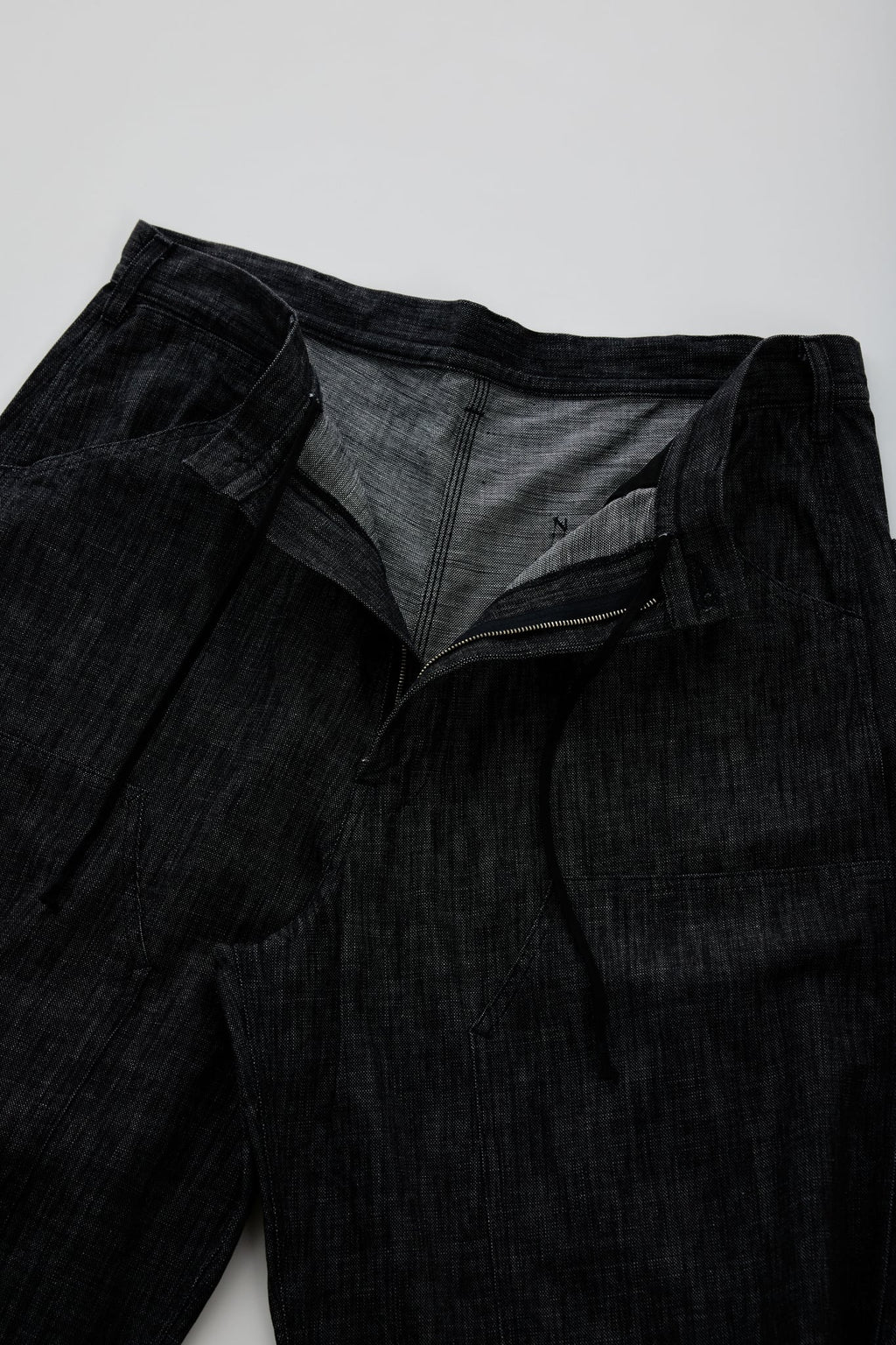 [SOWBOW] DOUBLE KNEE PAINTER PANTS DEAD STOCK 9oz DENIM -BLACK-（3枚目）