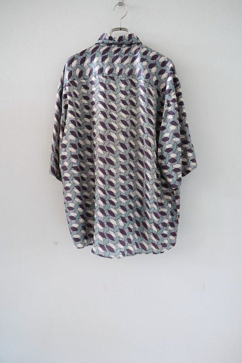 Silk Design Pattern Shirts S/S [USED]（背面）