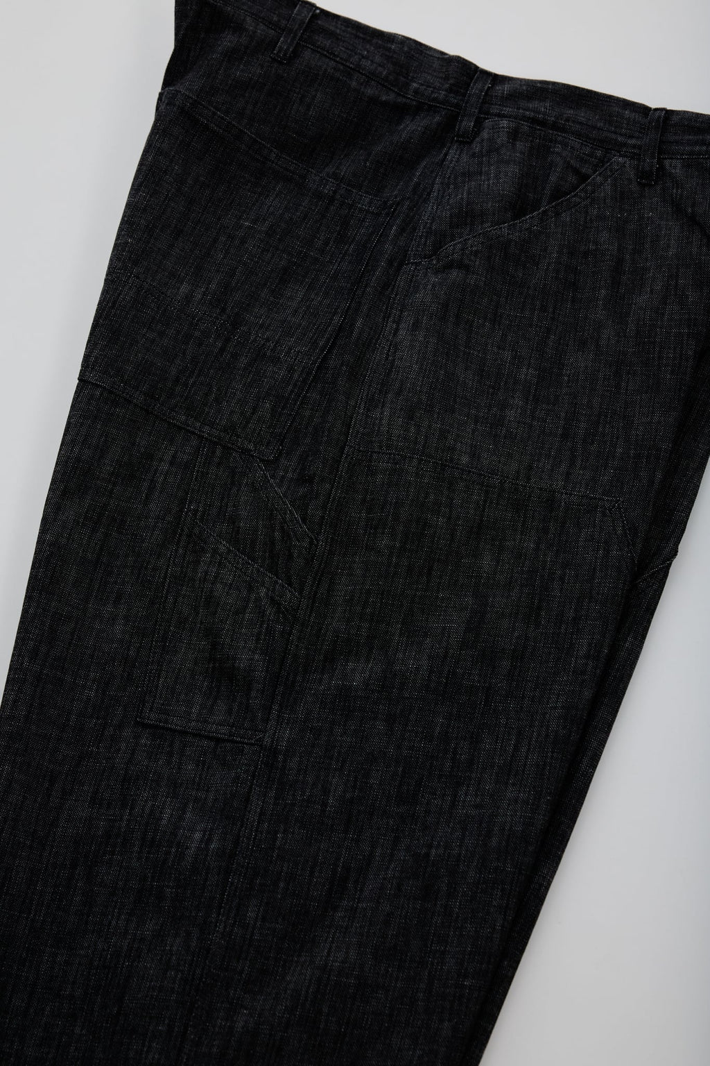 [SOWBOW] DOUBLE KNEE PAINTER PANTS DEAD STOCK 9oz DENIM -BLACK-（6枚目）
