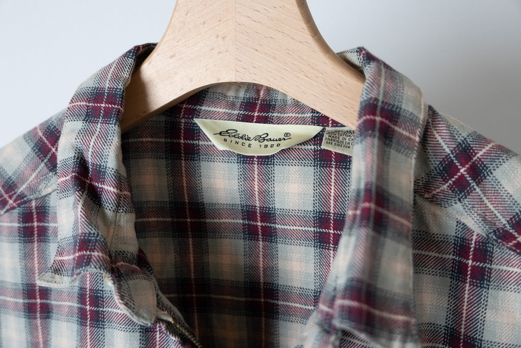 【Edie Bauer】Check Drizzler Jacket【USED】