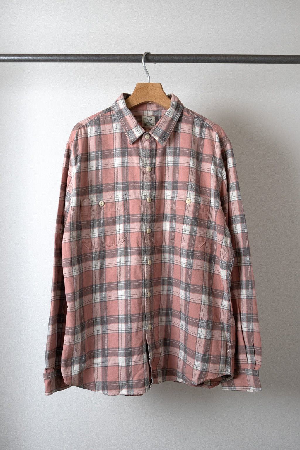 【J.Crew】Flannel Cat Eye Check Shirts L/S【USED】