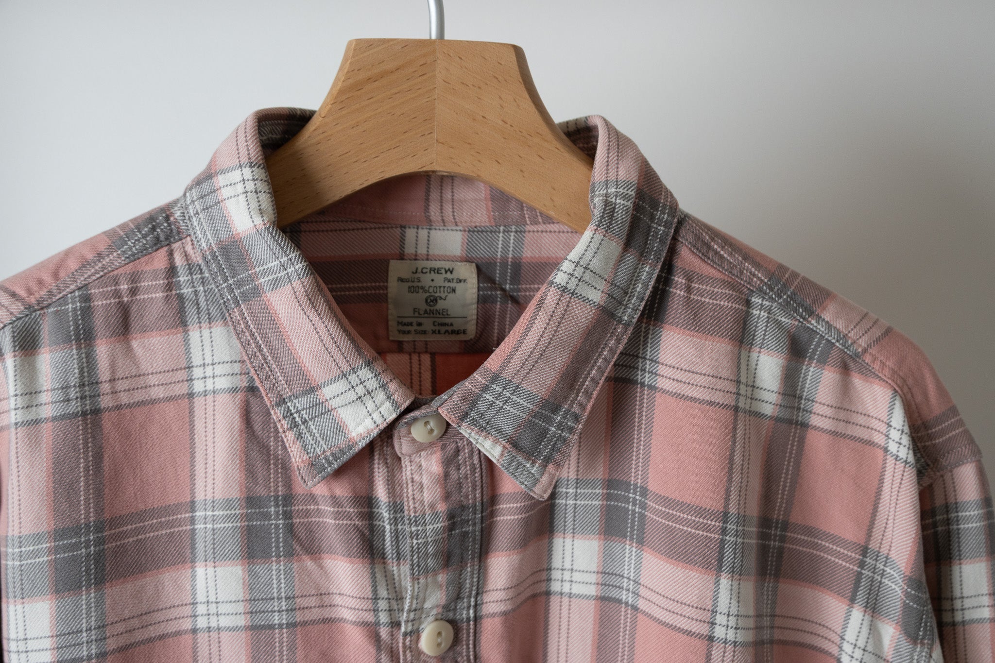 【J.Crew】Flannel Cat Eye Check Shirts L/S【USED】