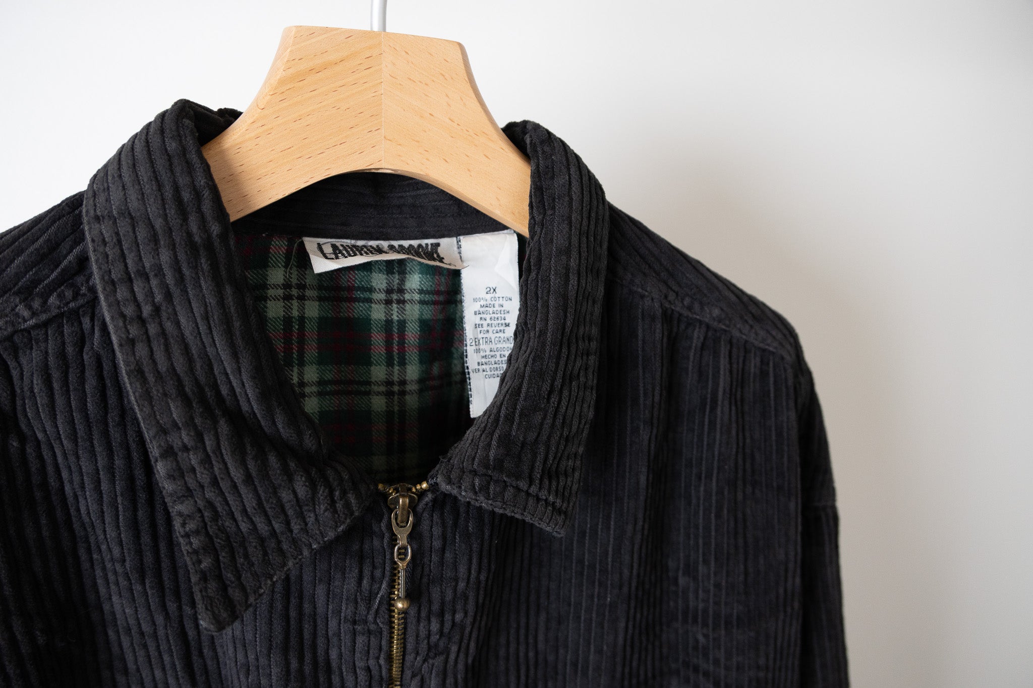 Corduroy Zip Up Shirts L/S【USED】