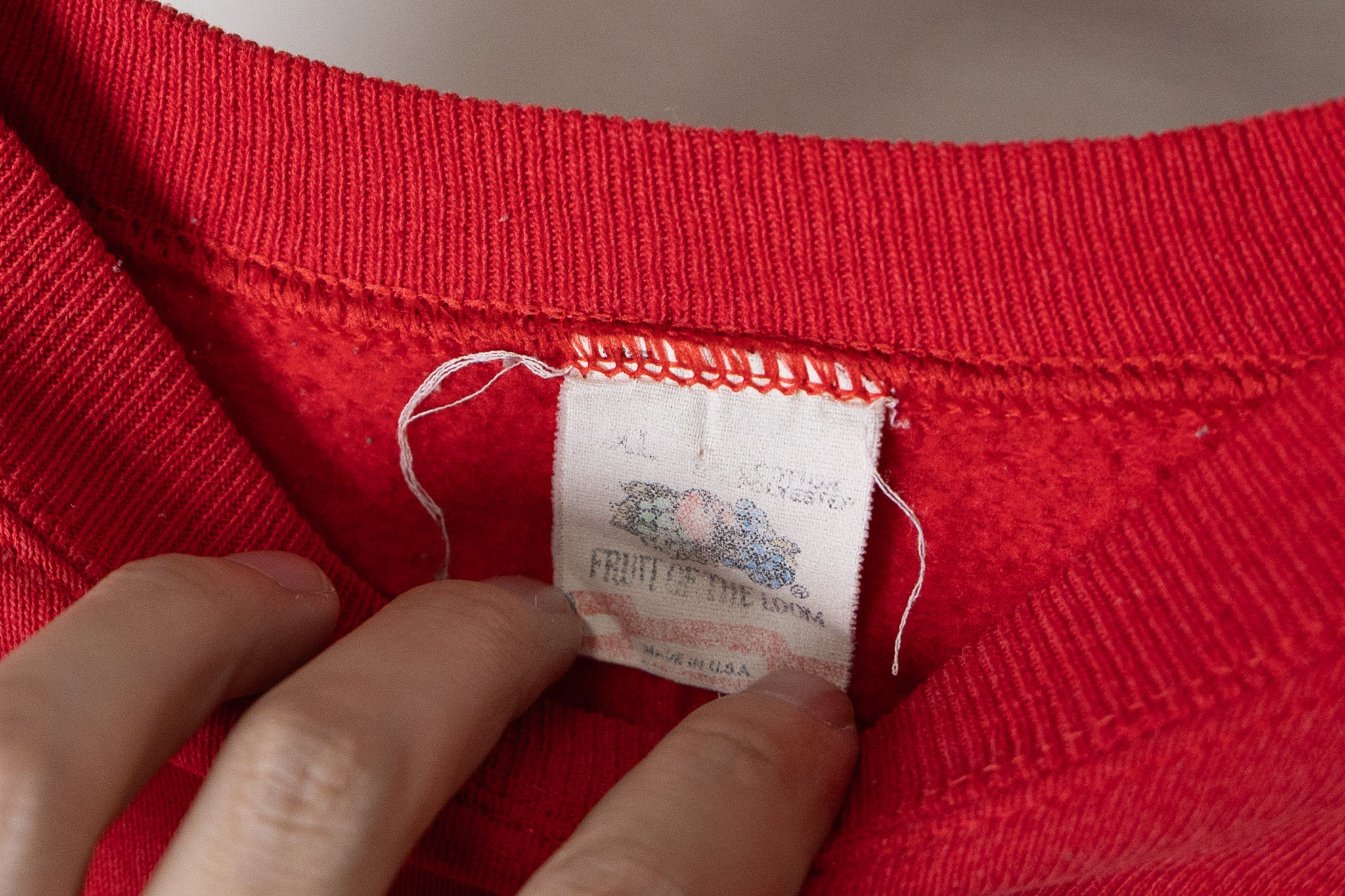 【Fruit Of The Loom】80s Crew Sweat L/S【USED】