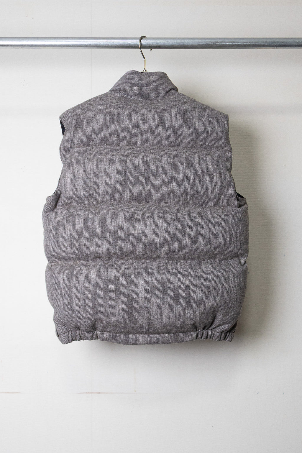【Crescent Down Works】Tweed Down Vest【USED】