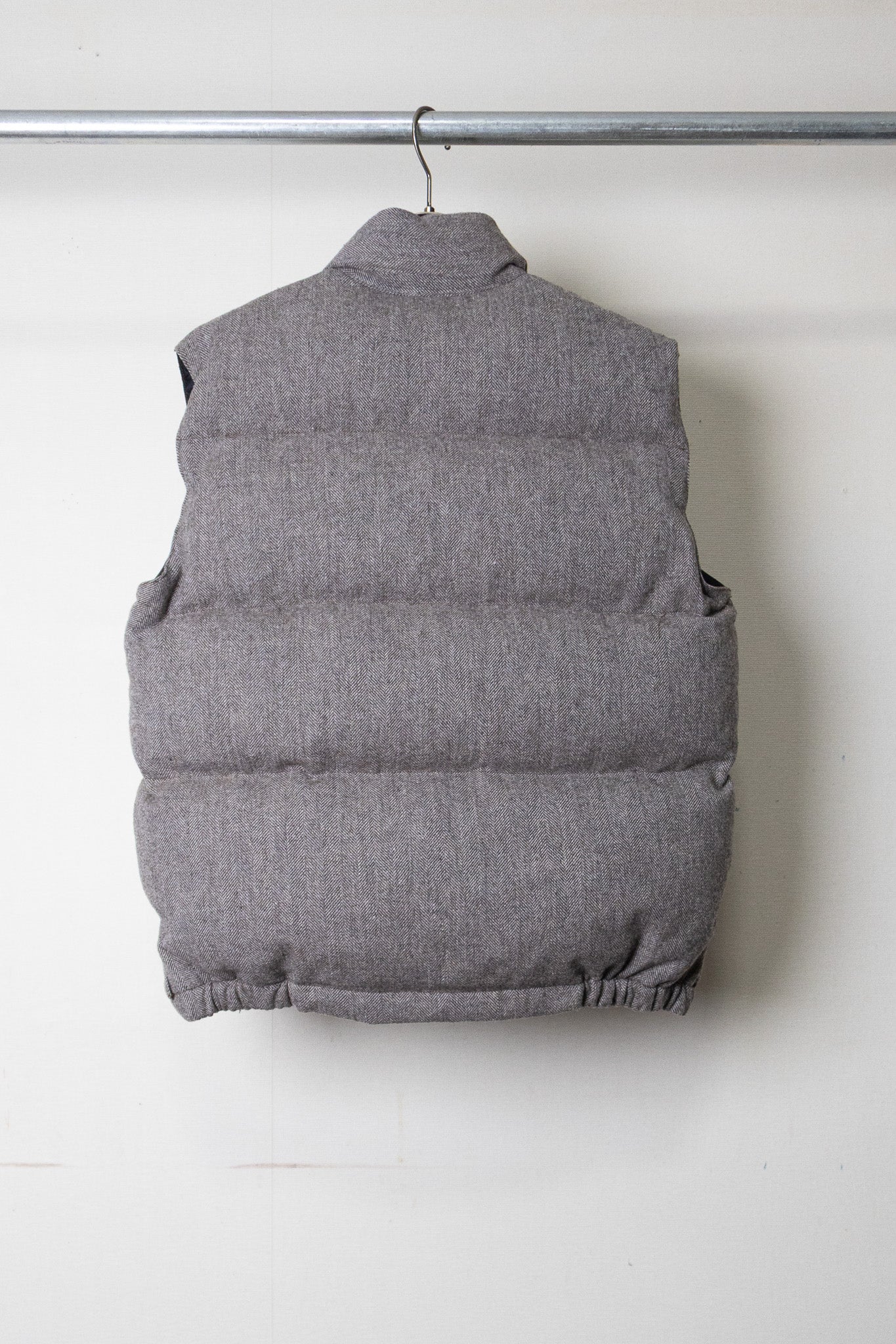 【Crescent Down Works】Tweed Down Vest【USED】