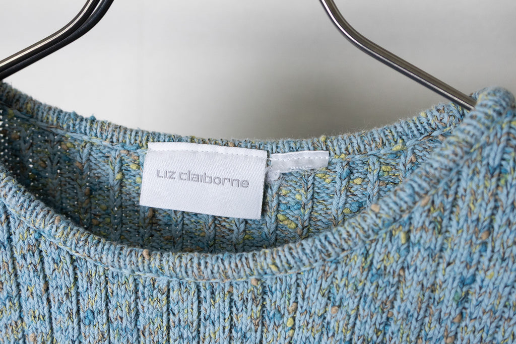 【Liz Claiborne】Crew Knit【USED】