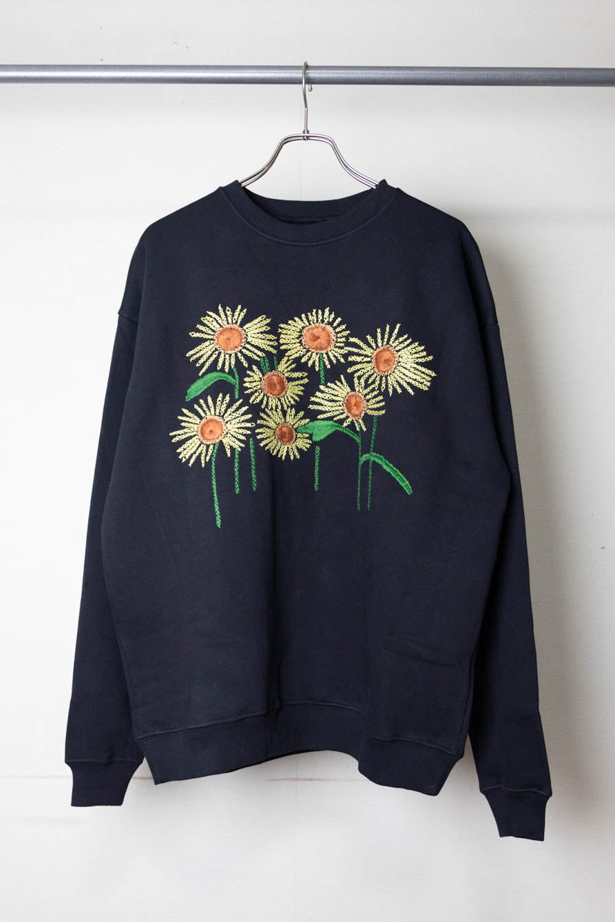 Hand Embroidery Sweat-SUNFLOWER
