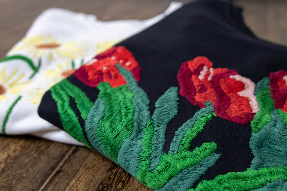 Hand Embroidery Sweat-SUNFLOWER