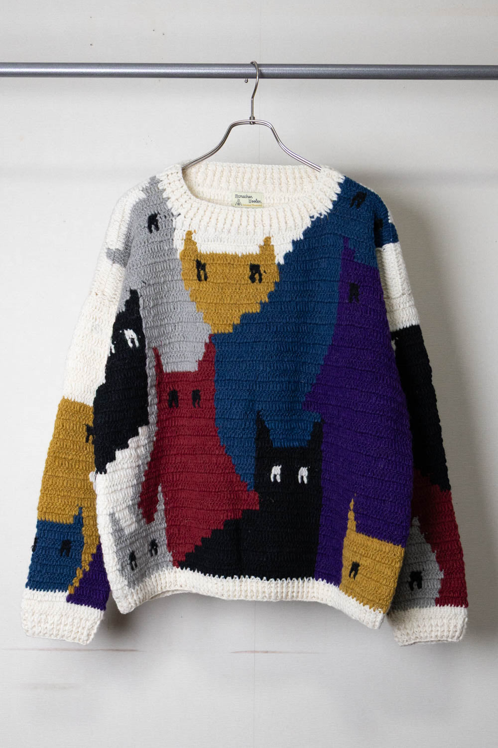 【MacMahon Knitting Mills】Crew Neck Knit-Cat Gathering