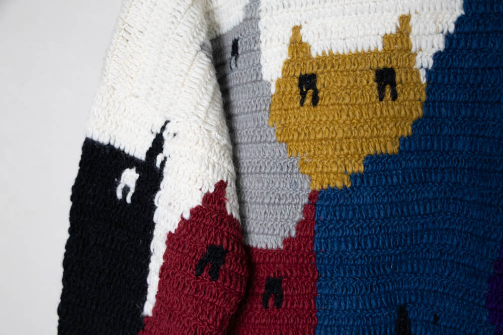 【MacMahon Knitting Mills】Crew Neck Knit-Cat Gathering
