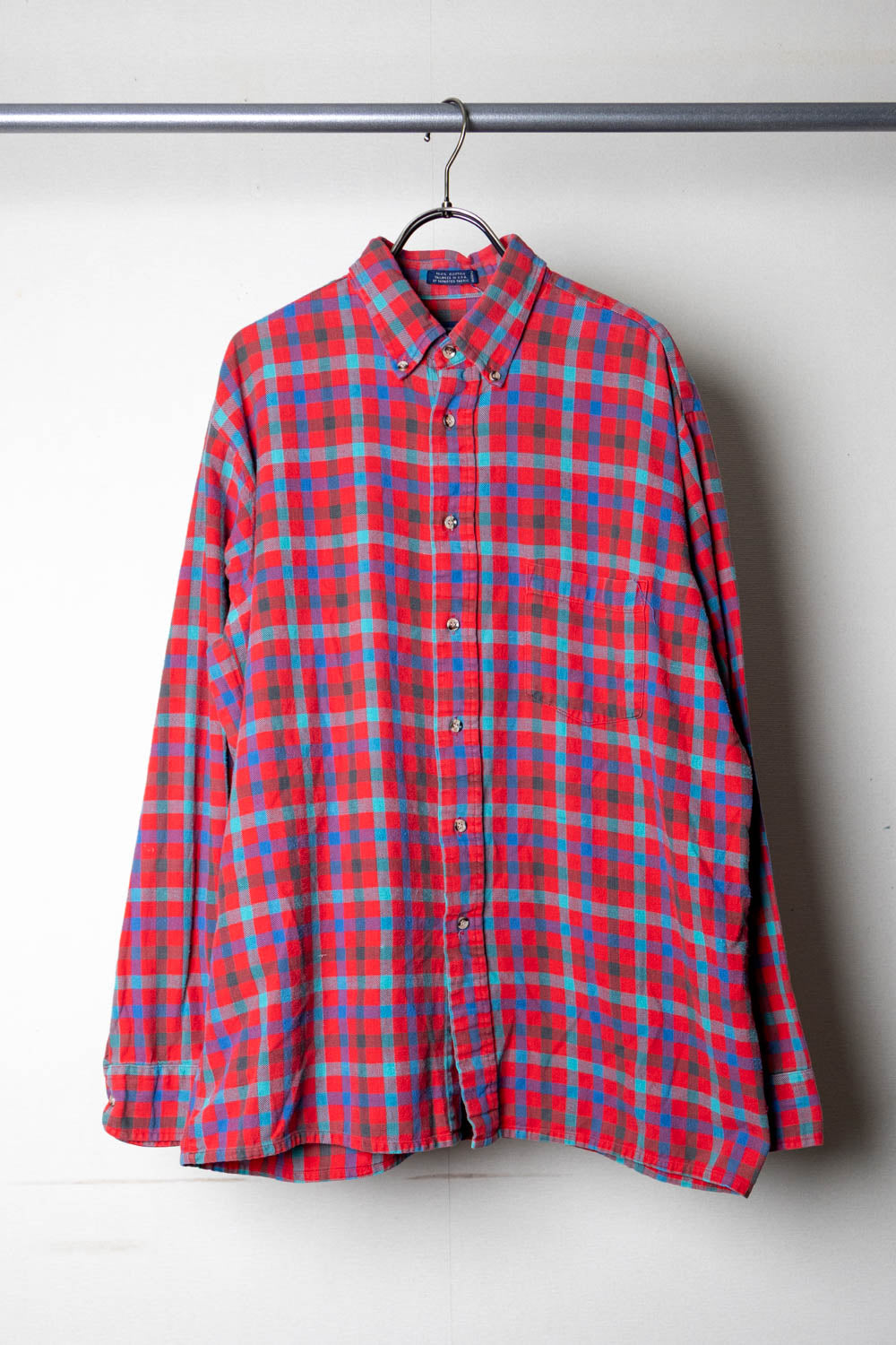 【VAN HEUSEN】Flannel Check BD Shirts L/S【USED】