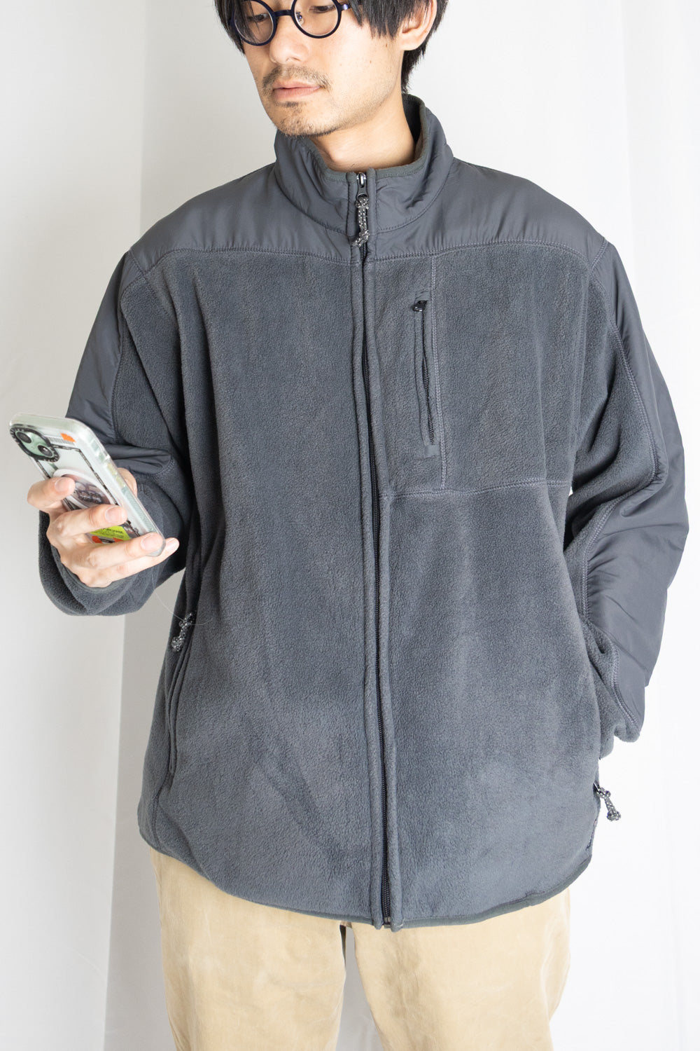 【CHAPS】Full Zip Fleece Jacket【USED】