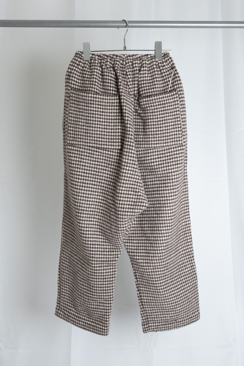 [River] Wool Check Pants [BROWN]