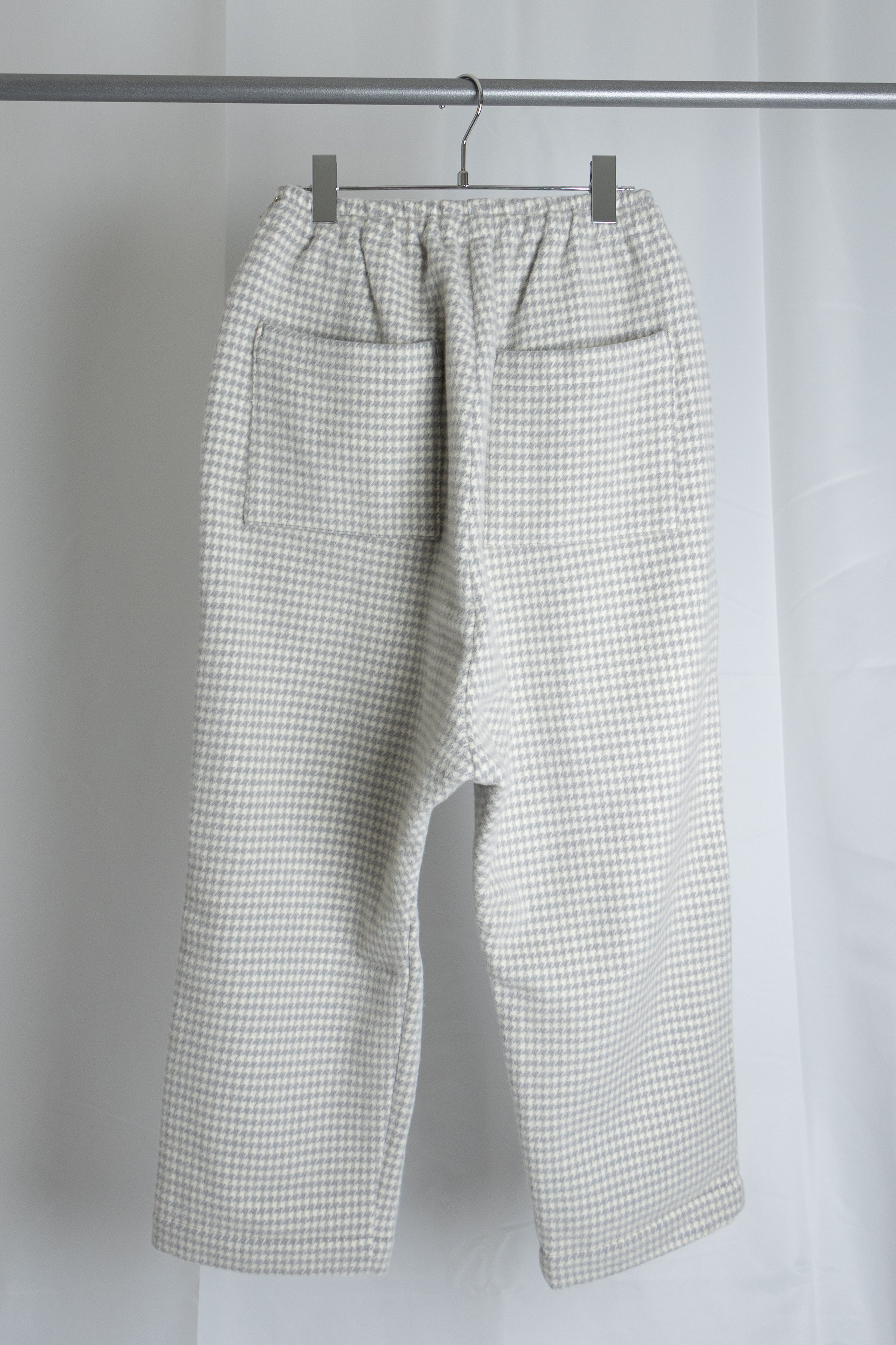 [River] Wool Check Pants [GRAY]