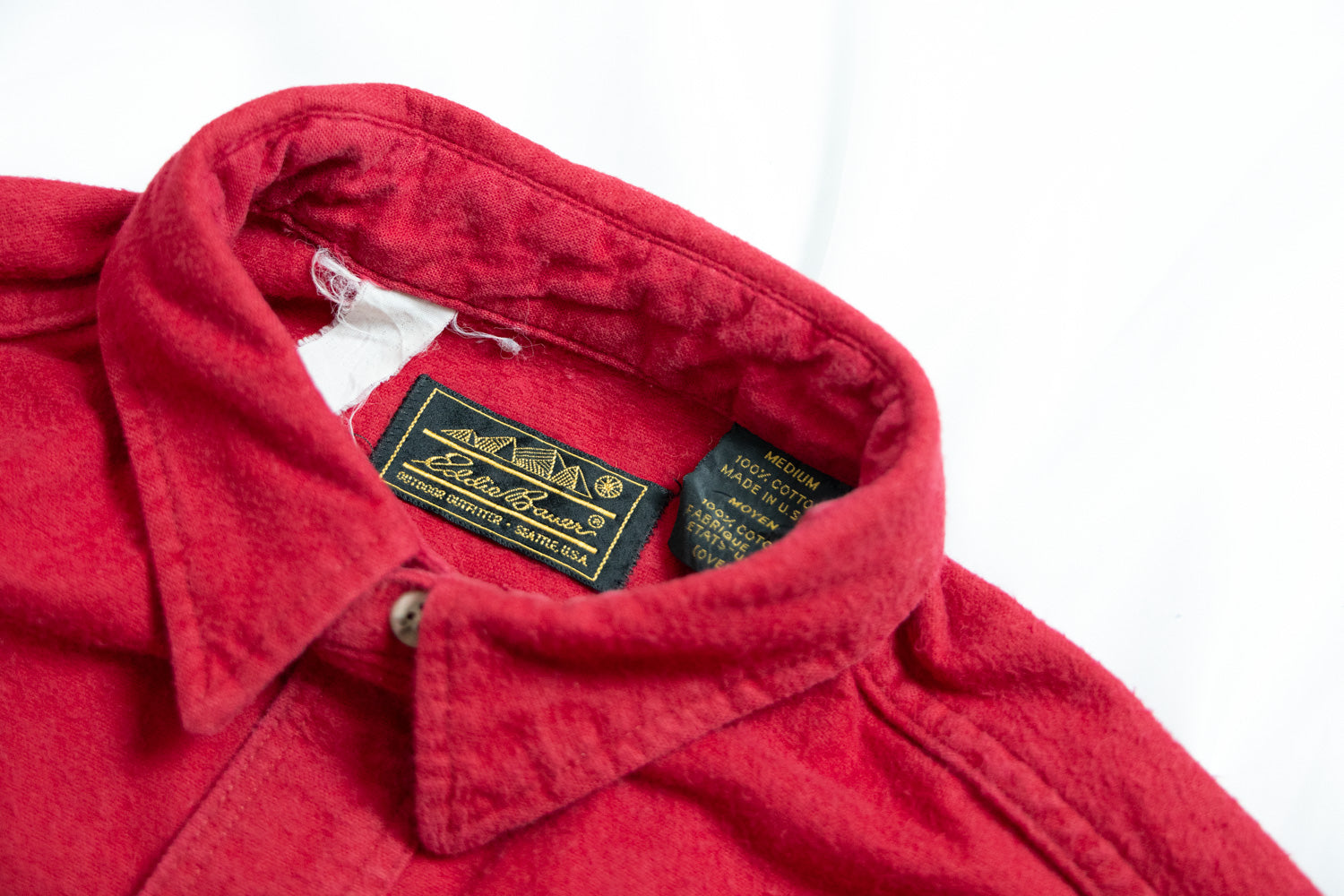 [Eddie Bauer]Red Flannel Shirts L/S[USED]