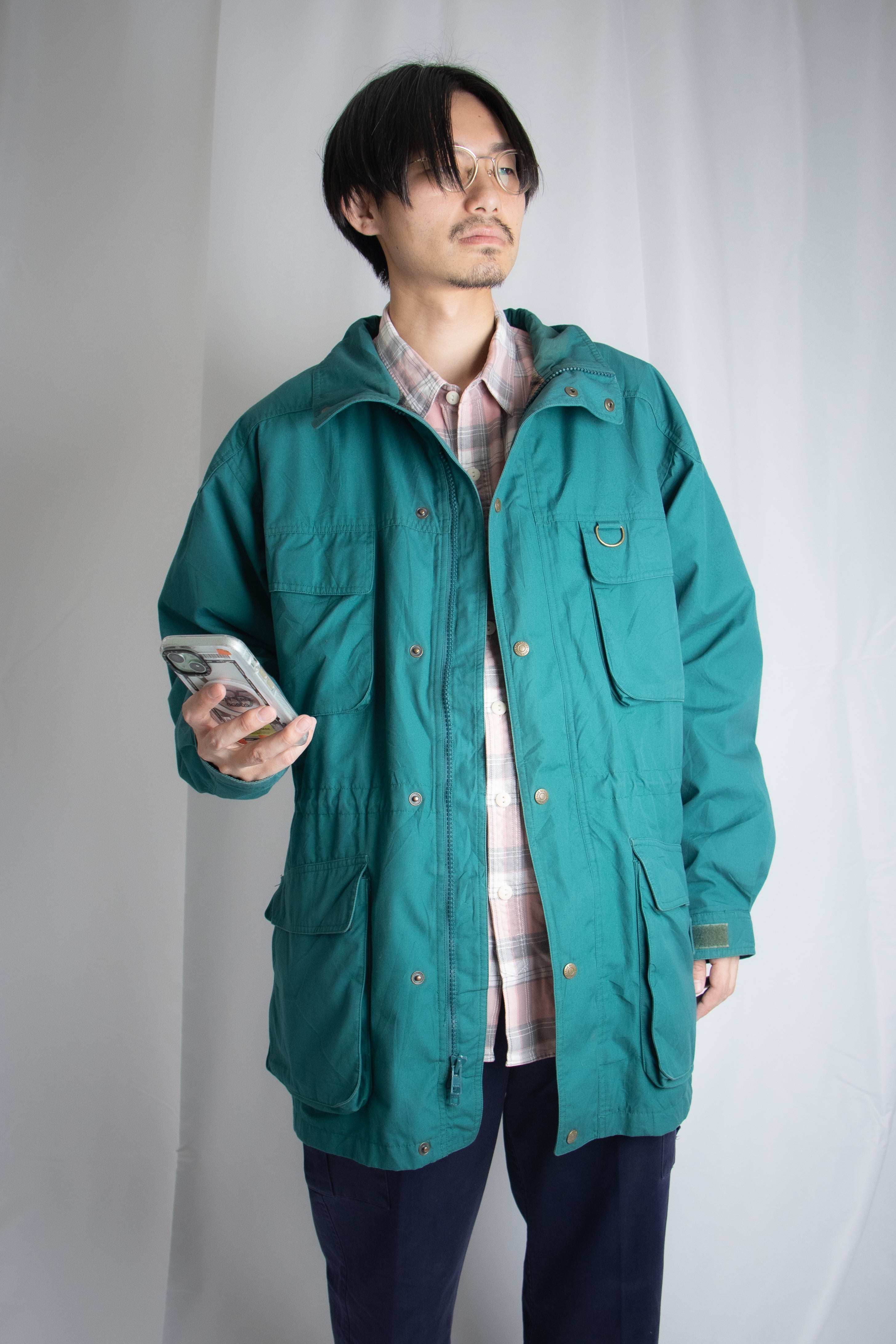 【J.Crew】Flannel Cat Eye Check Shirts L/S【USED】