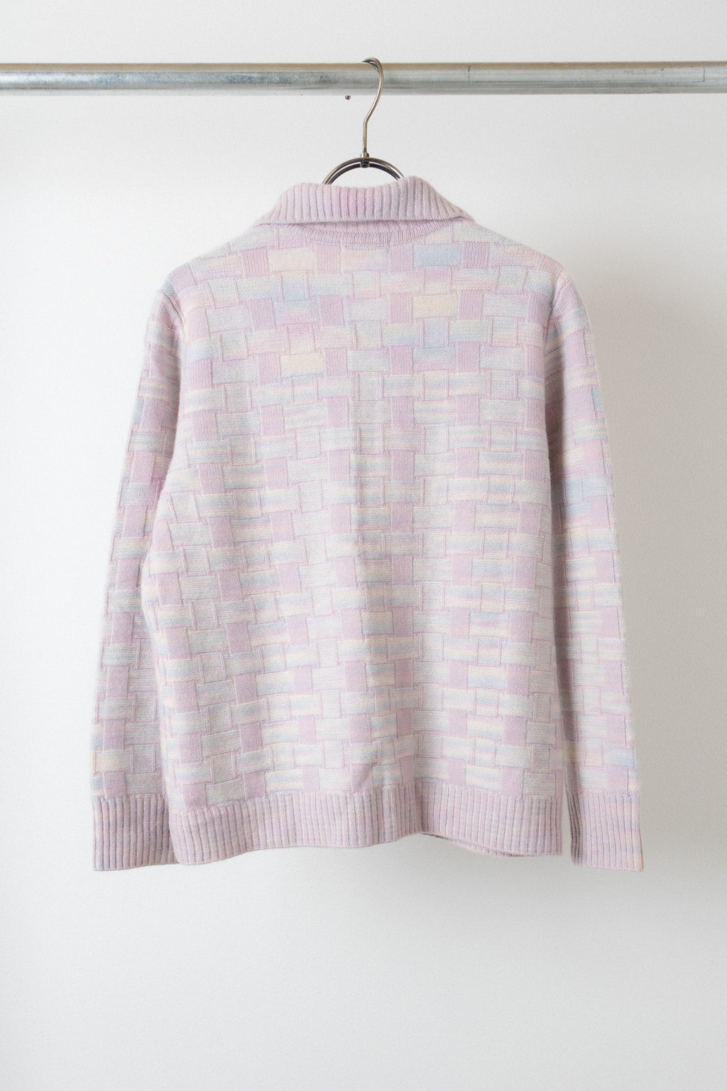 Cashmere Knit Check Jacket[USED]