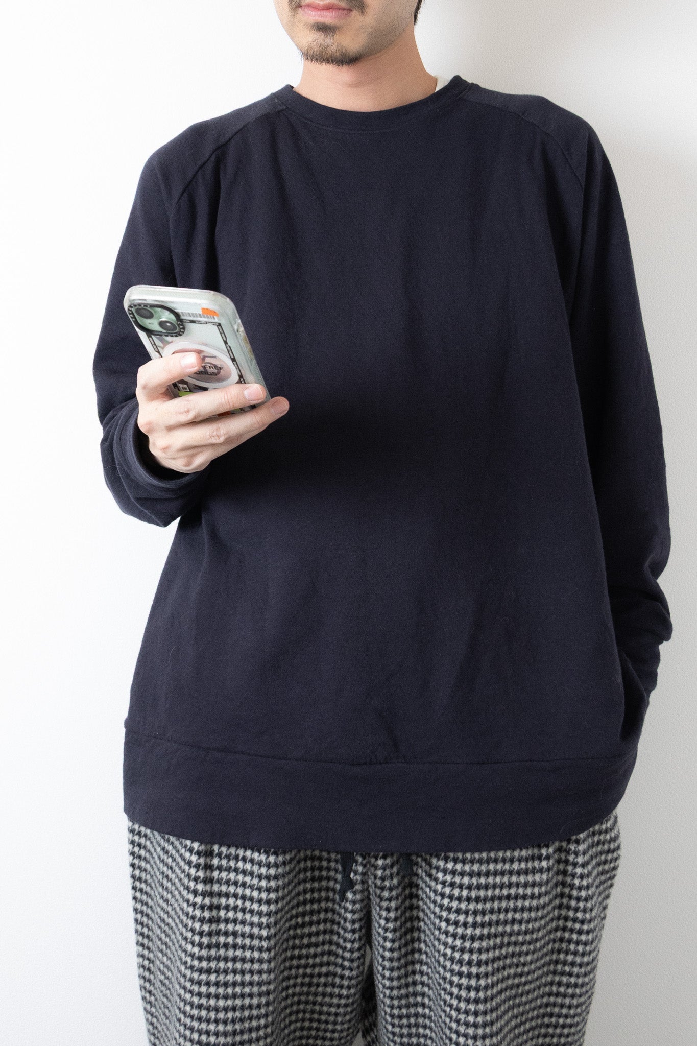 [River] Crew Neck "悪魔のネイビー"