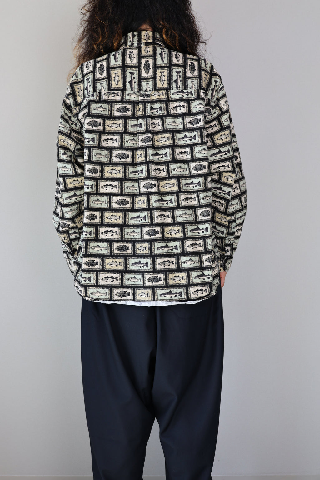 Fish Patterned Shirts S/S [USED]