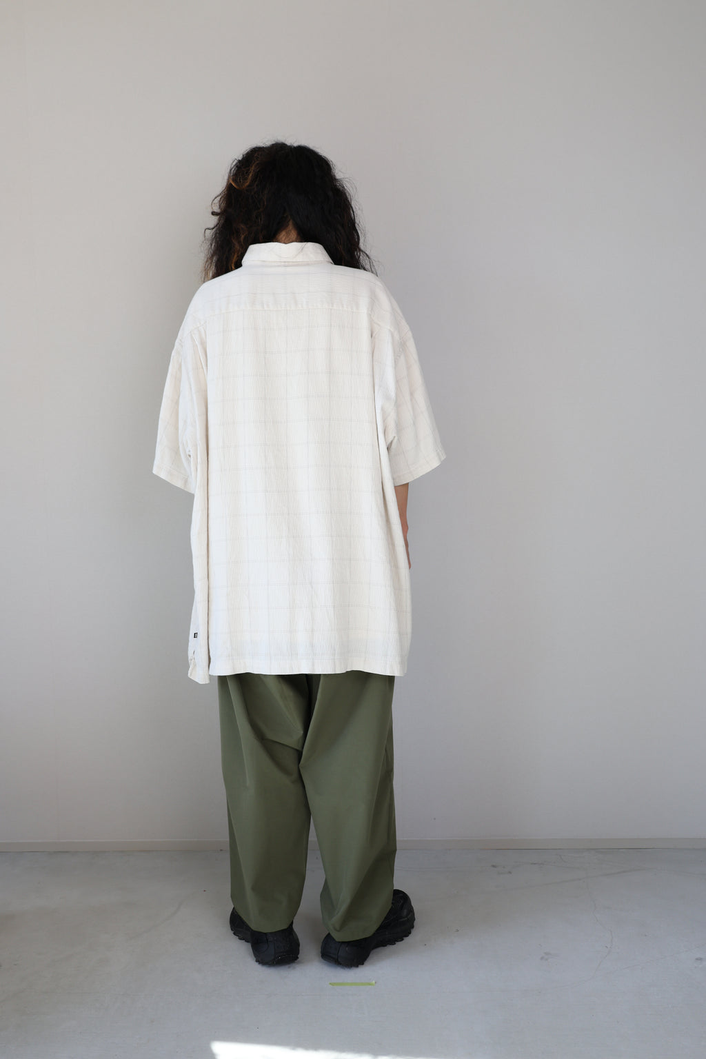 [Geoffrey Beene] Graphcheck Shirts S/S [USED]