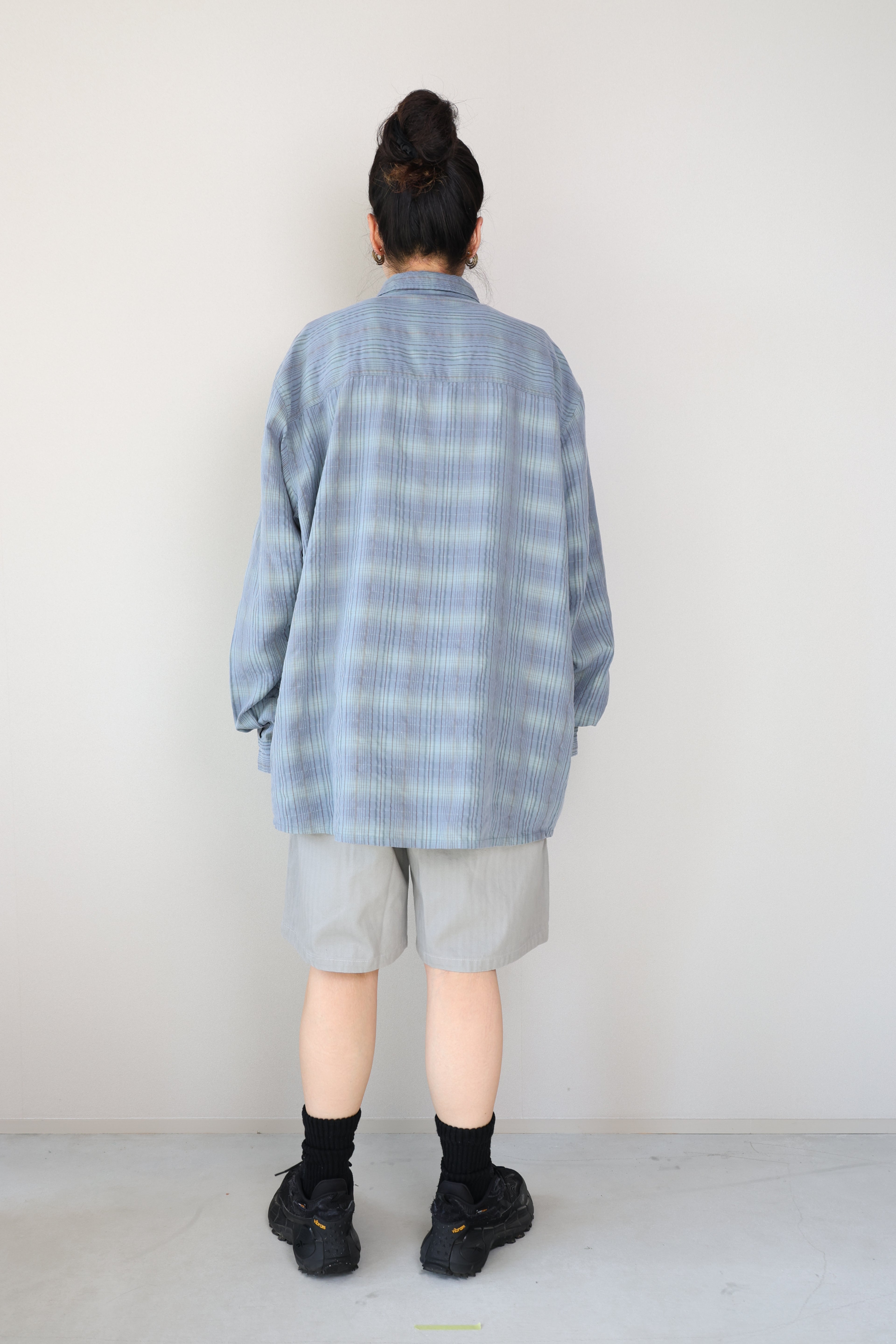 [Rei] Rayon Stripe Shirts L/S [USED]
