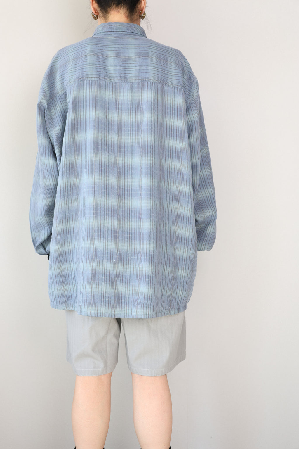 [Rei] Rayon Stripe Shirts L/S [USED]
