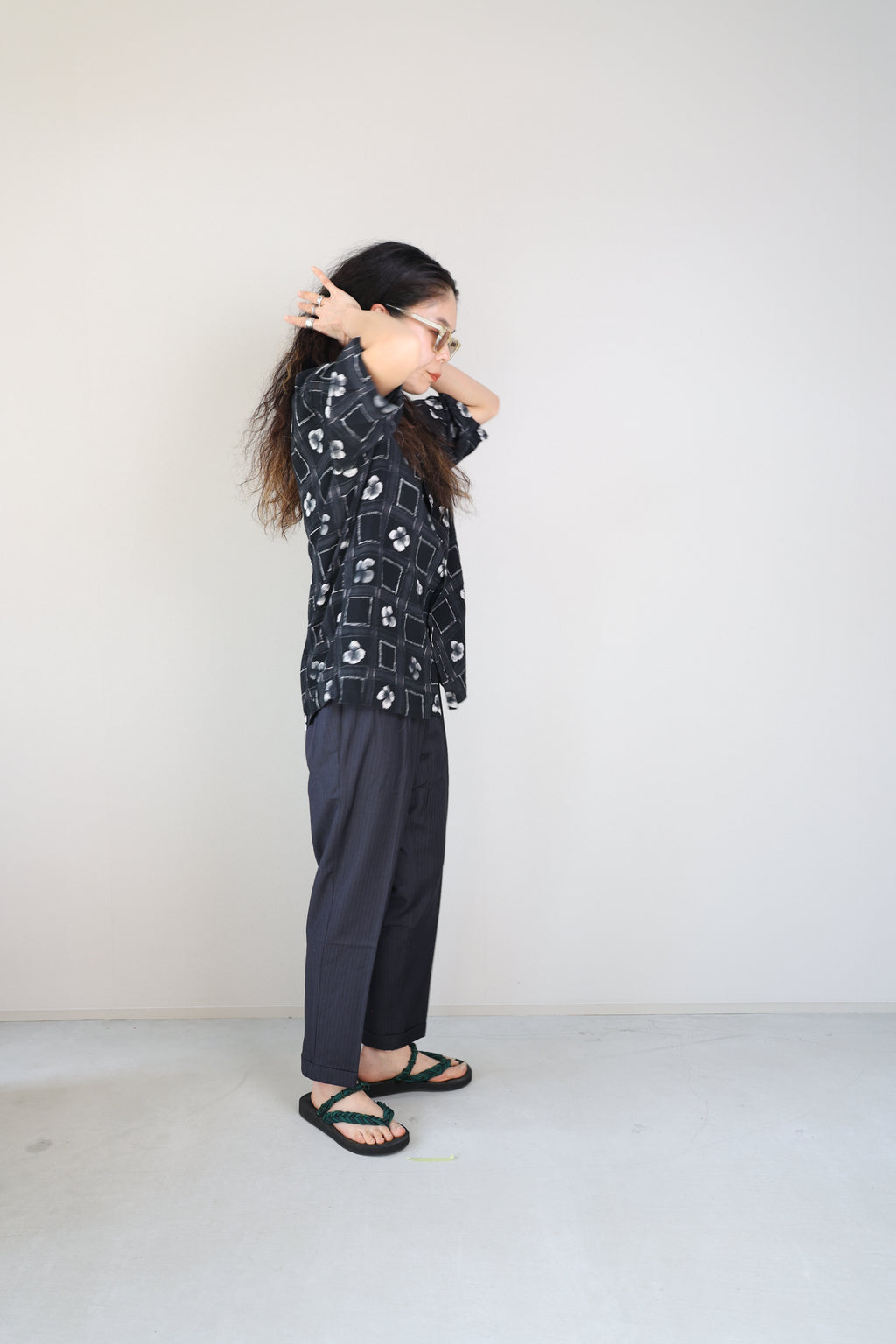 [Claiborne] Patterned Shirts S/S [USED]