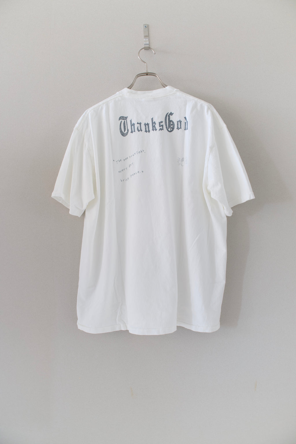 [VOIRY] VTS THANKS GOD TEE -WHITE-