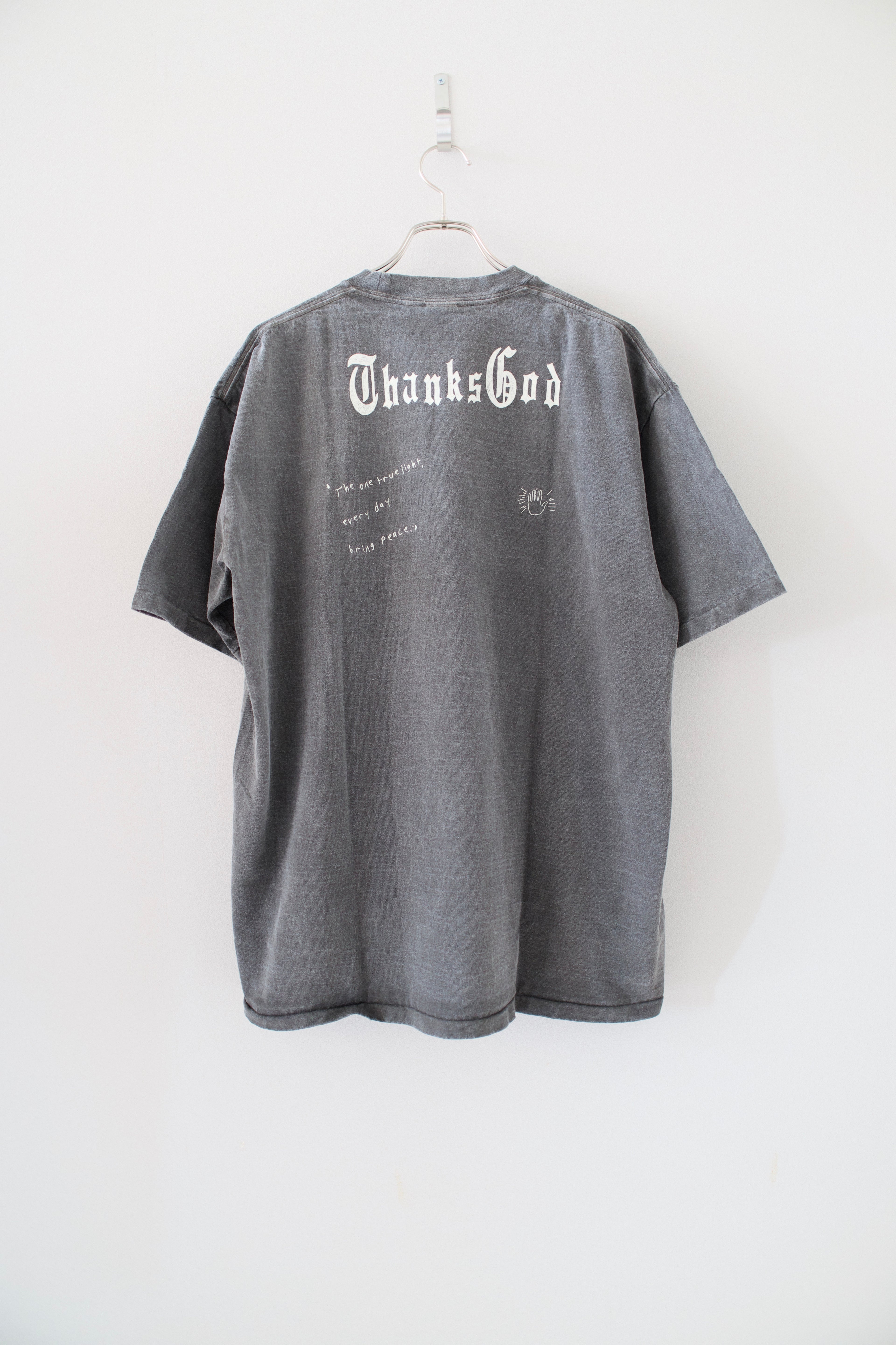 [VOIRY] VTS THANKS GOD TEE -BLACK-