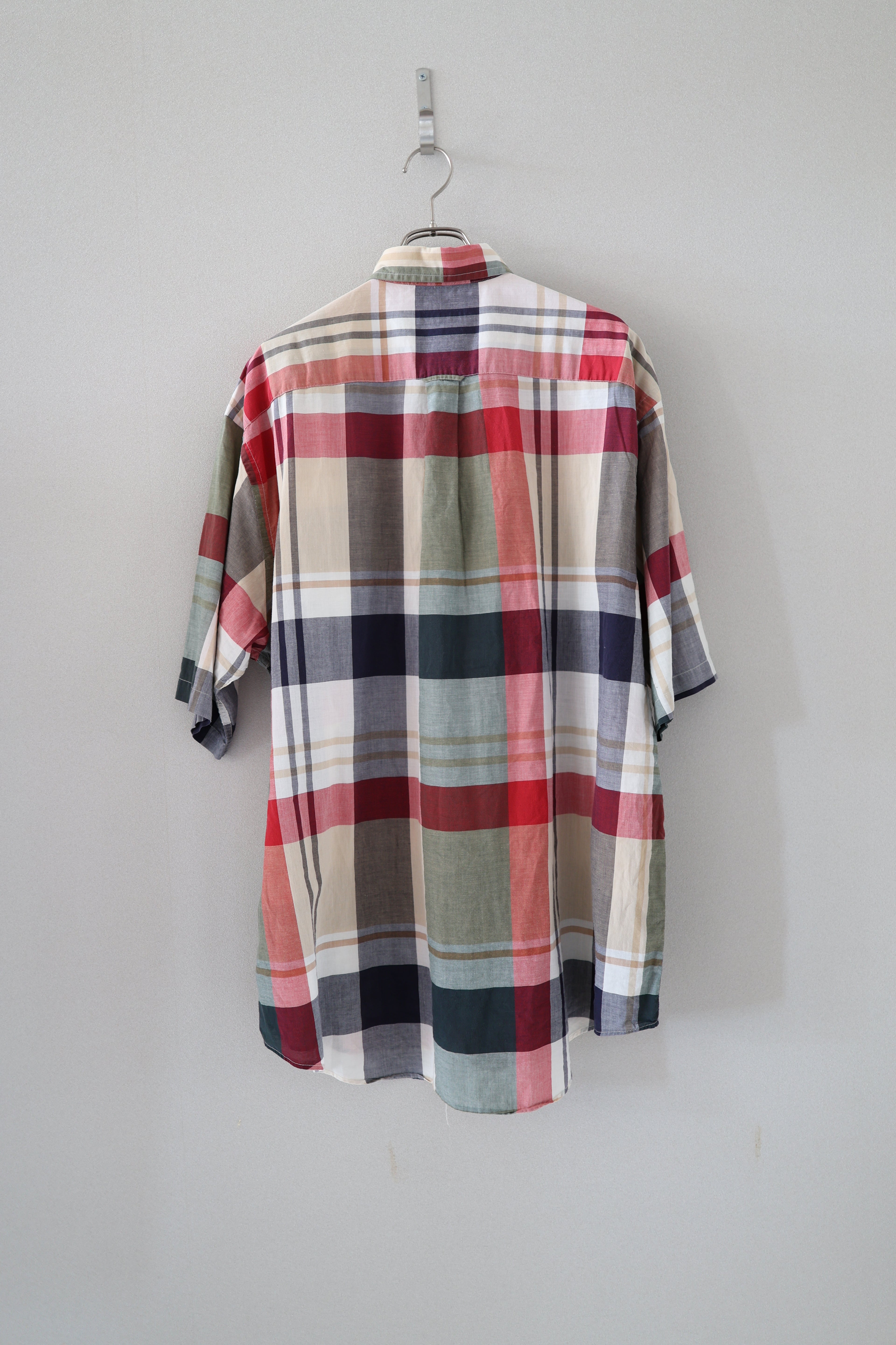 [NAUTICA] Madras Check Shirts S/S [USED]