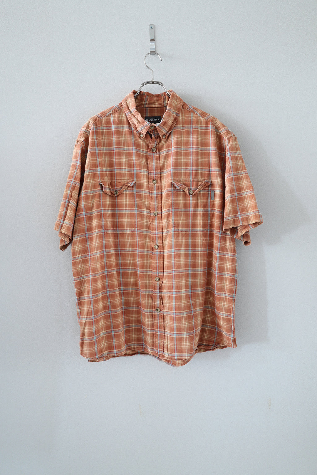 [Woolrich] Cotton Check Shirts S/S [USED]