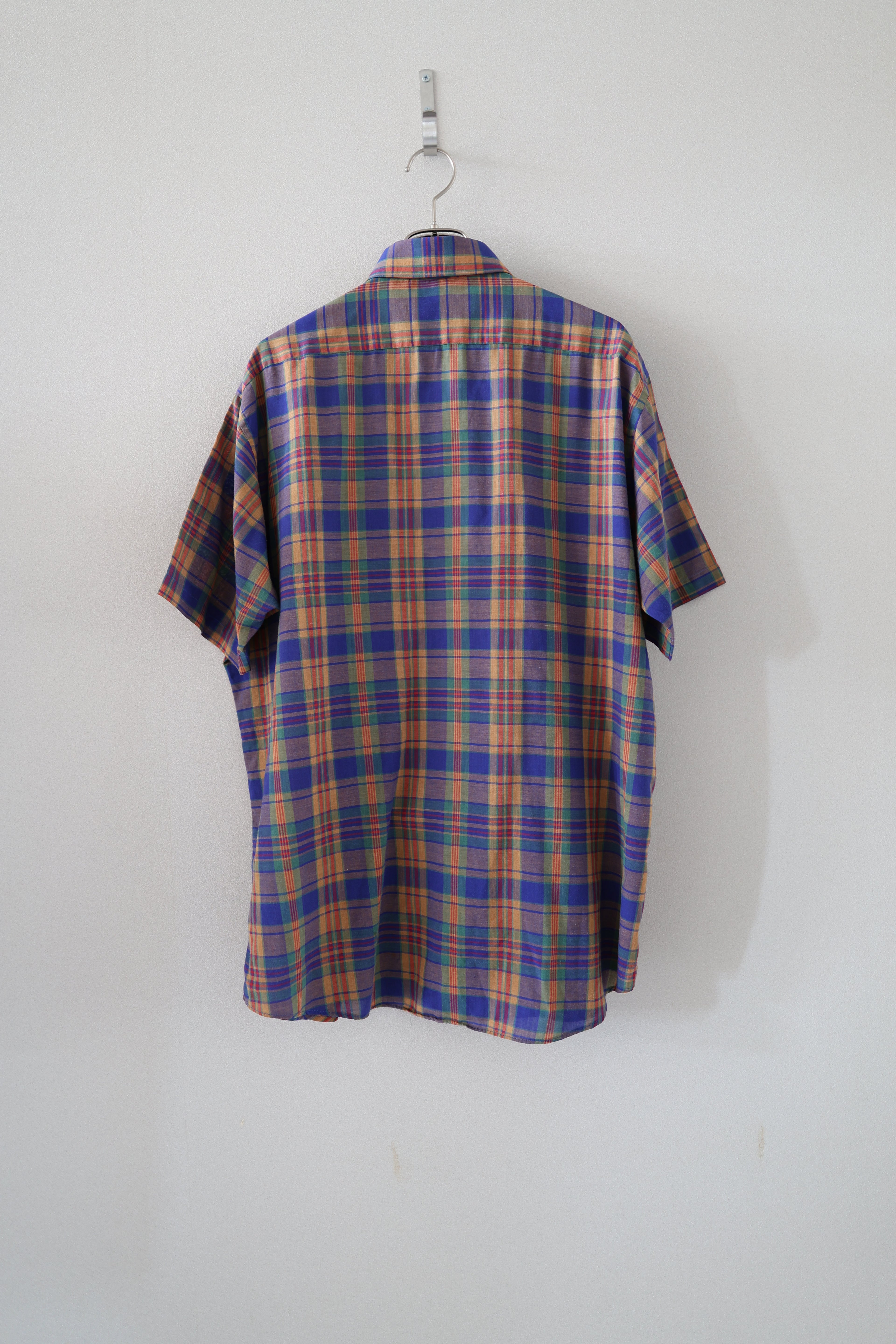 Madras Check Shirts S/S [USED]