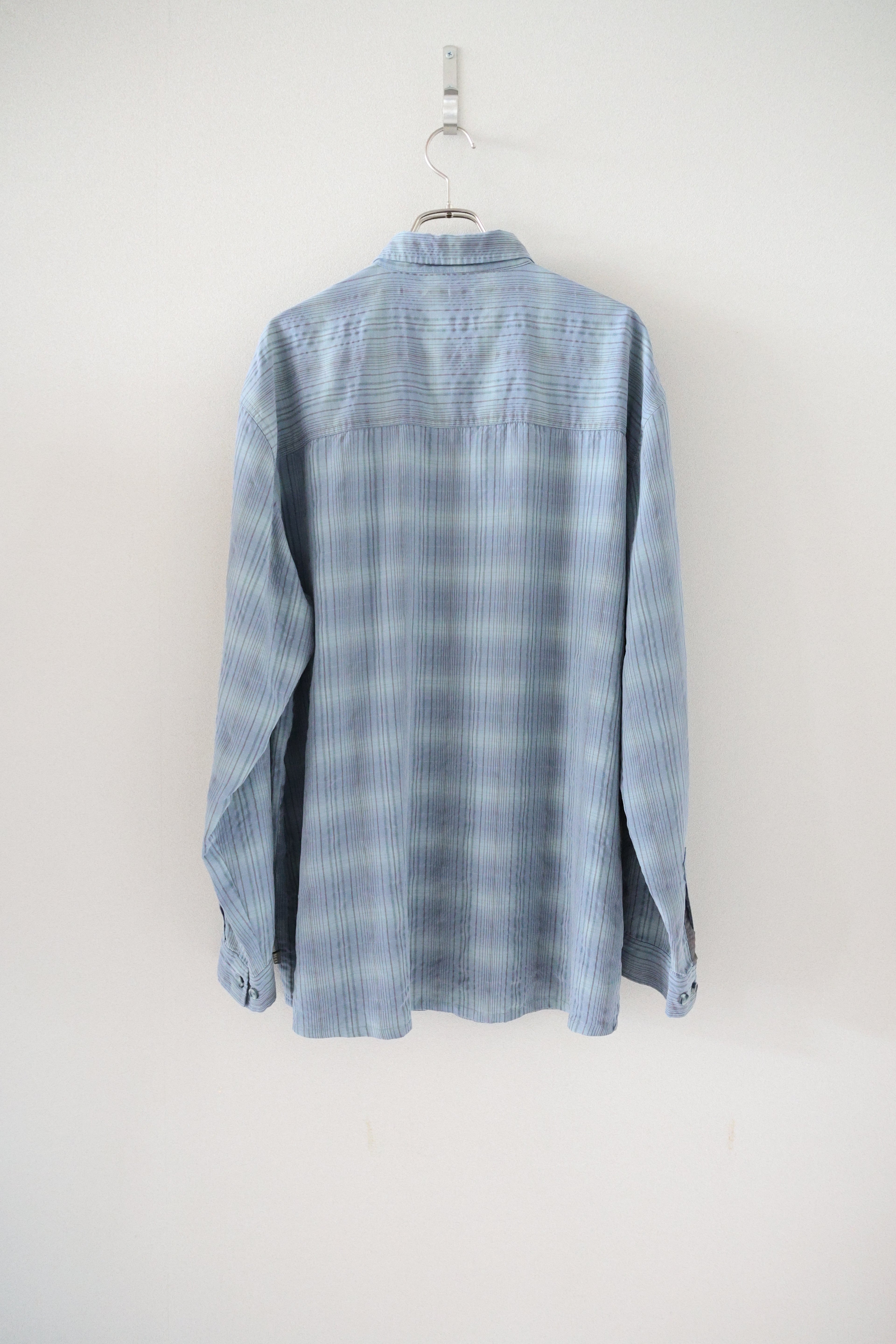 [Rei] Rayon Stripe Shirts L/S [USED]