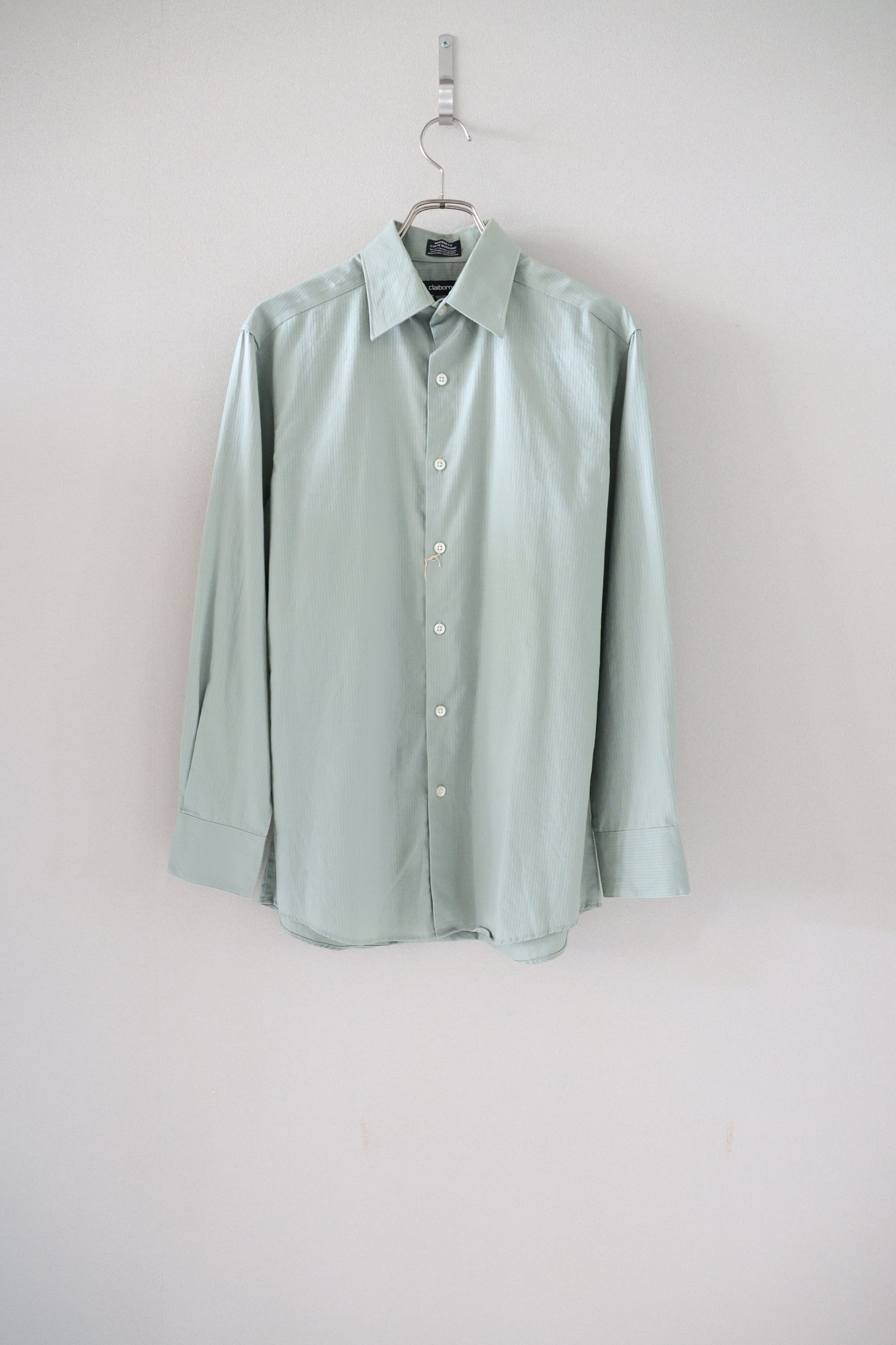 [Claiborne] French Front Stripe Shirts L/S [USED]
