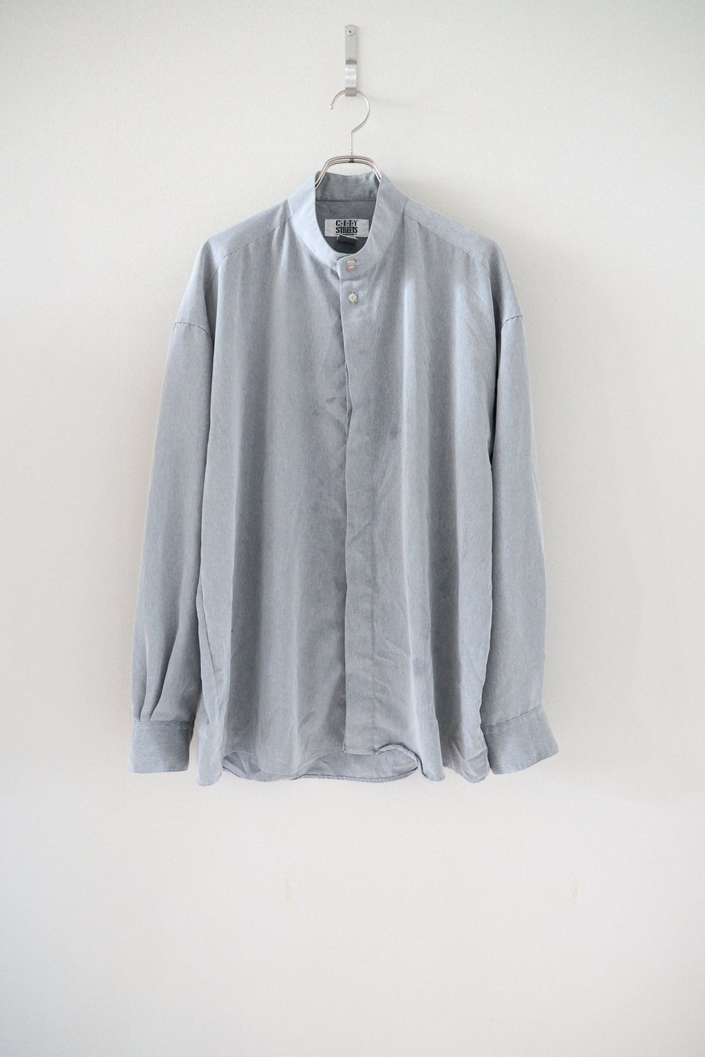 [CITY STREETS] Fly Front Band Collar Shirts L/S [USED]