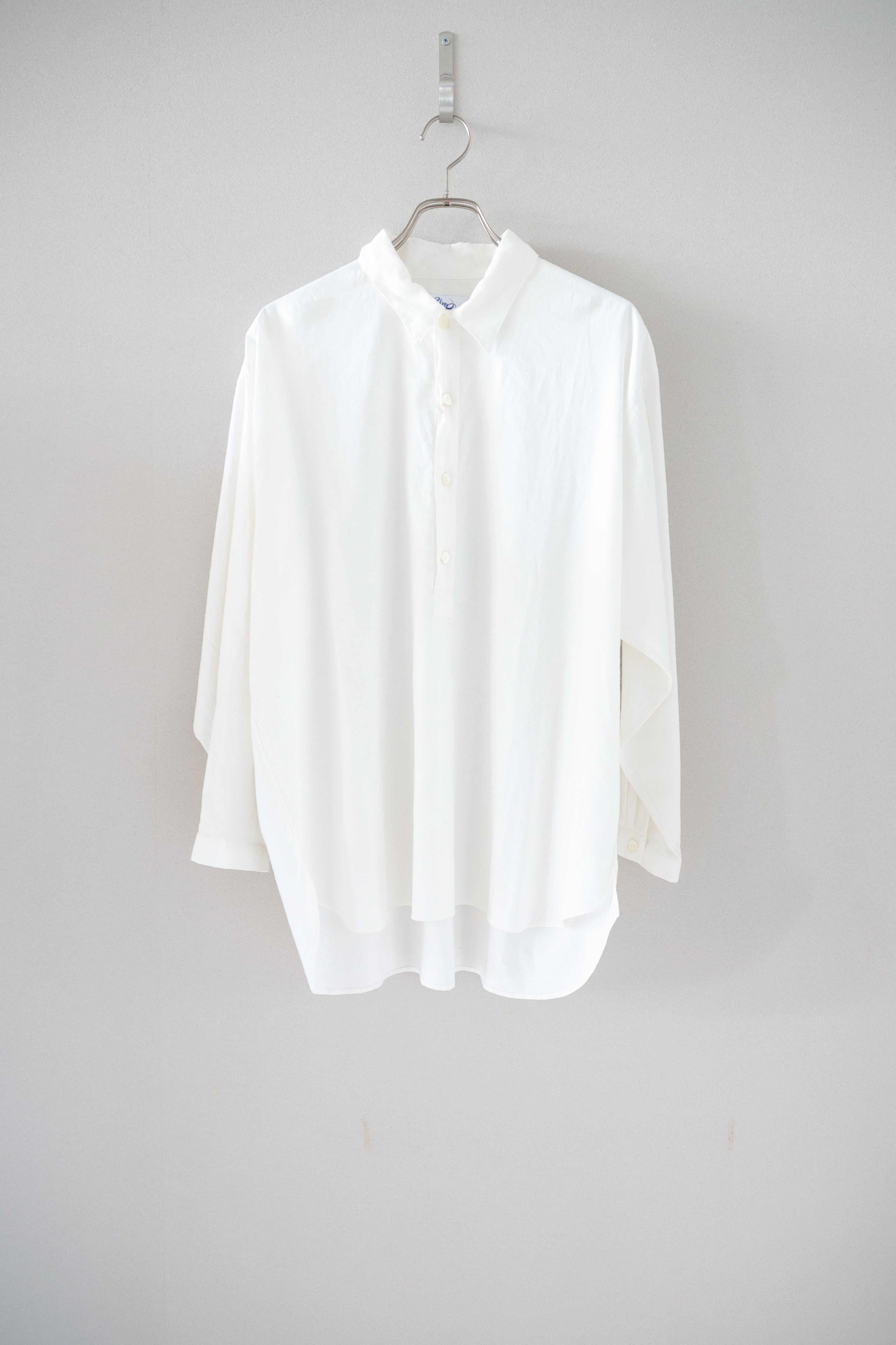 [River] Plain Shirts L/S "WHITE"