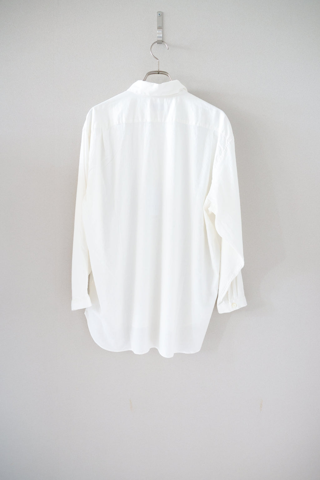 [River] Plain Shirts L/S "WHITE"