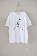 [THRIFTY LOOK ]THRIFTY "SKUL JORDAN" TEE [WHITE]